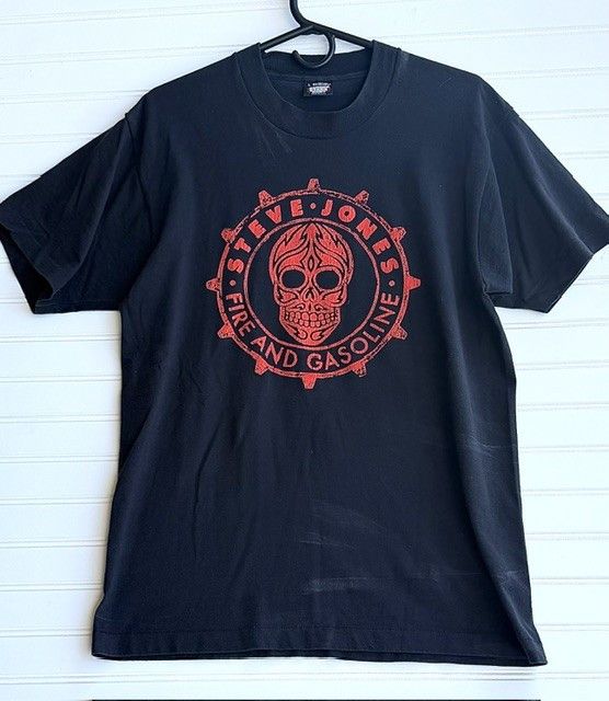 Other Steve Jones/Sex Pistols FIRE AND GASOLINE 1989 T-shirt. Size US M / EU 48-50 / 2 - 5 Thumbnail