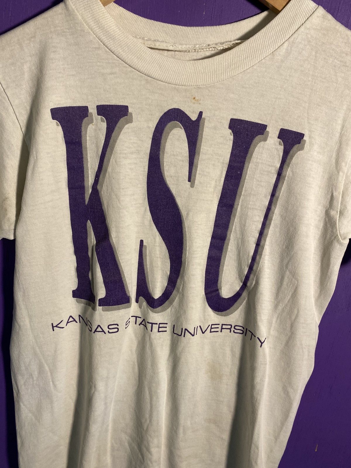 Other Vintage 80s Kansas state university t-shirt Size US S / EU 44-46 / 1 - 3 Thumbnail