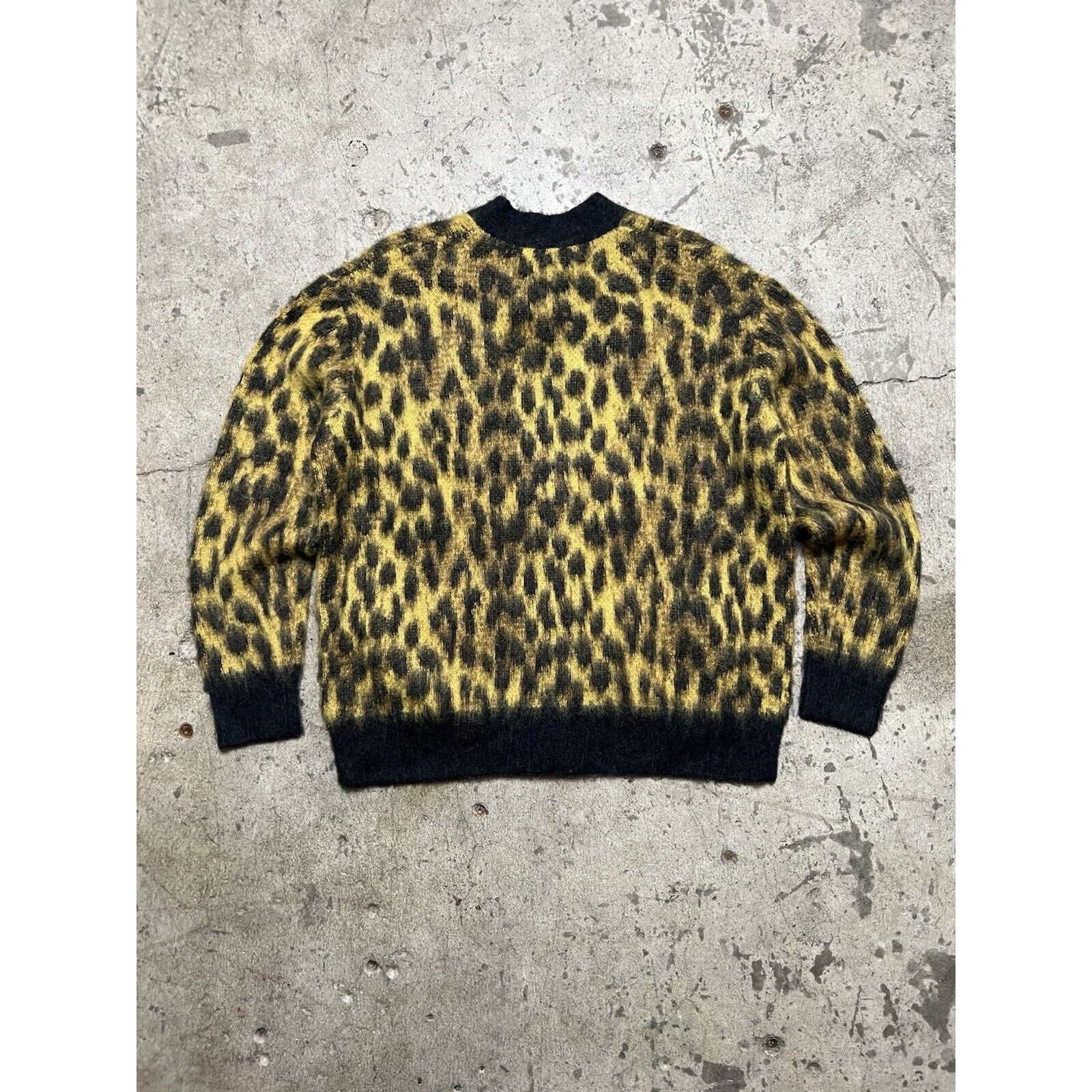 RE/DONE Re/Done 90’s Oversized Cardigan Sweater Color Yell/Blk Size S / US 4 / IT 40 - 3 Thumbnail