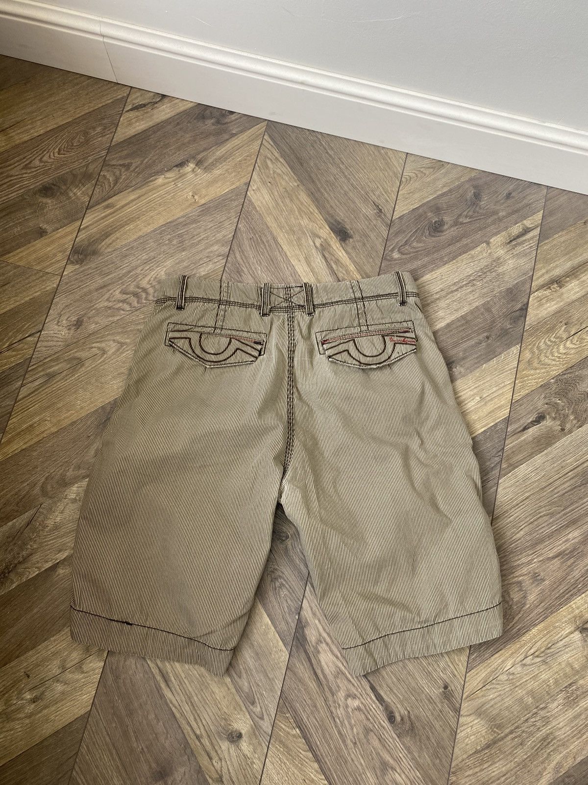 True Religion × Vintage Vintage True Religion Ricky Super T Checkerboard Shorts Size US 32 / EU 48 - 1 Thumbnail