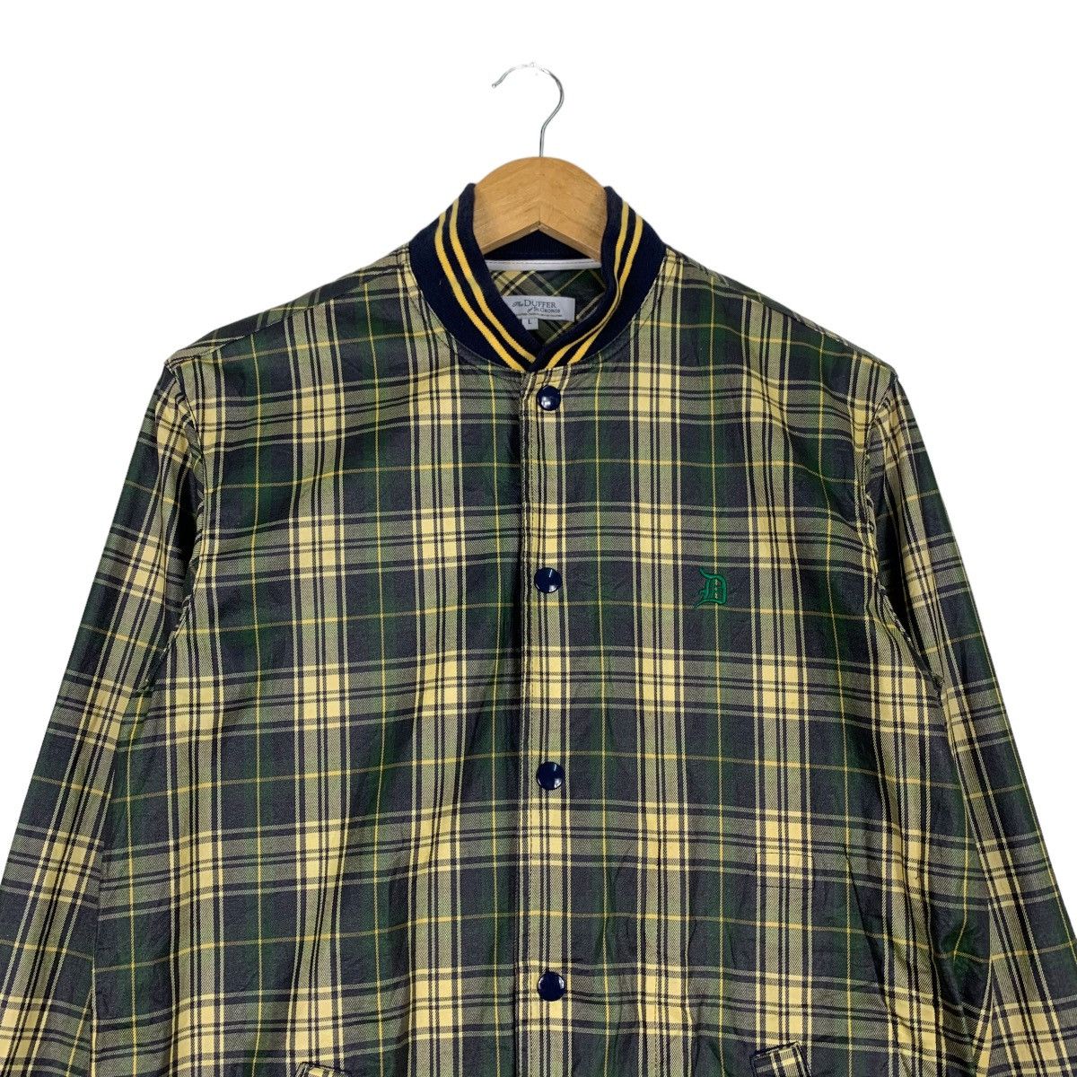 Japanese Brand THE DURFFER of St George Checked Coach Jacket #1095-C50 Size US L / EU 52-54 / 3 - 2 Thumbnail