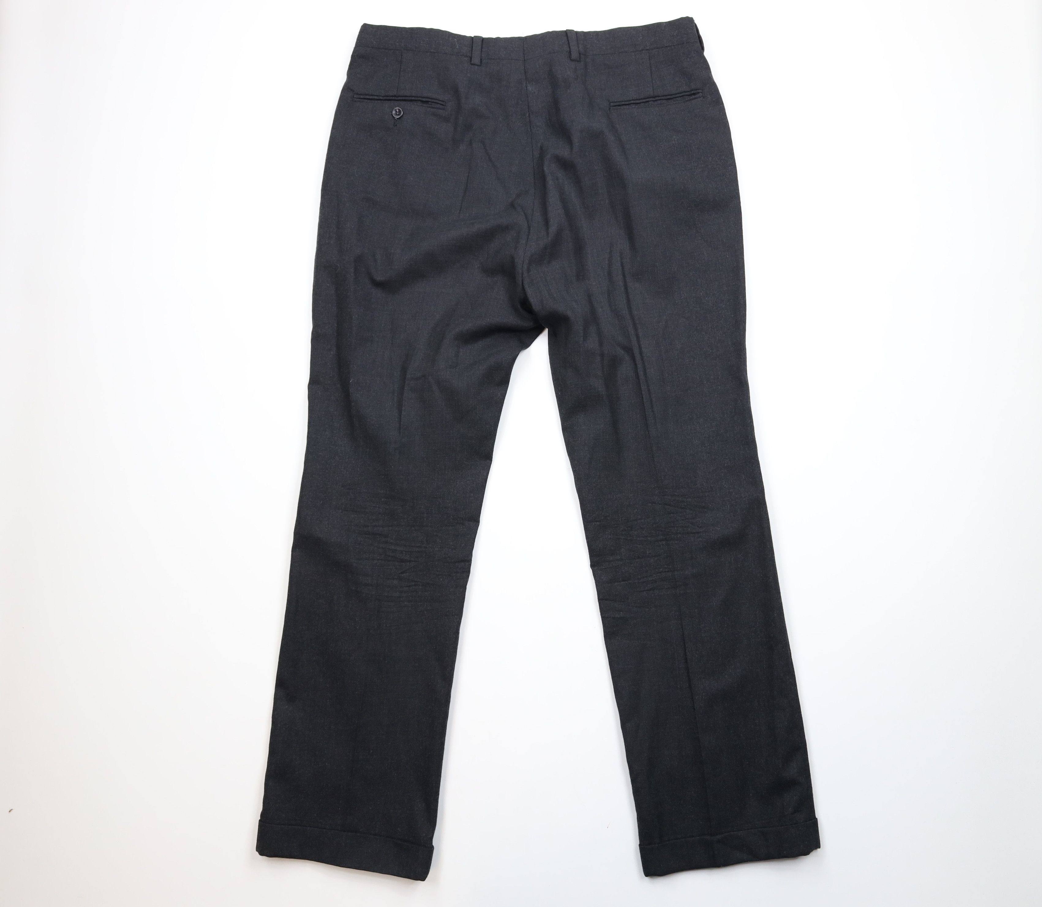 Pendleton × Vintage Vintage 70s Pendleton Cuffed Wool Wide Leg Chino Pants USA Size US 38 / EU 54 - 10 Thumbnail