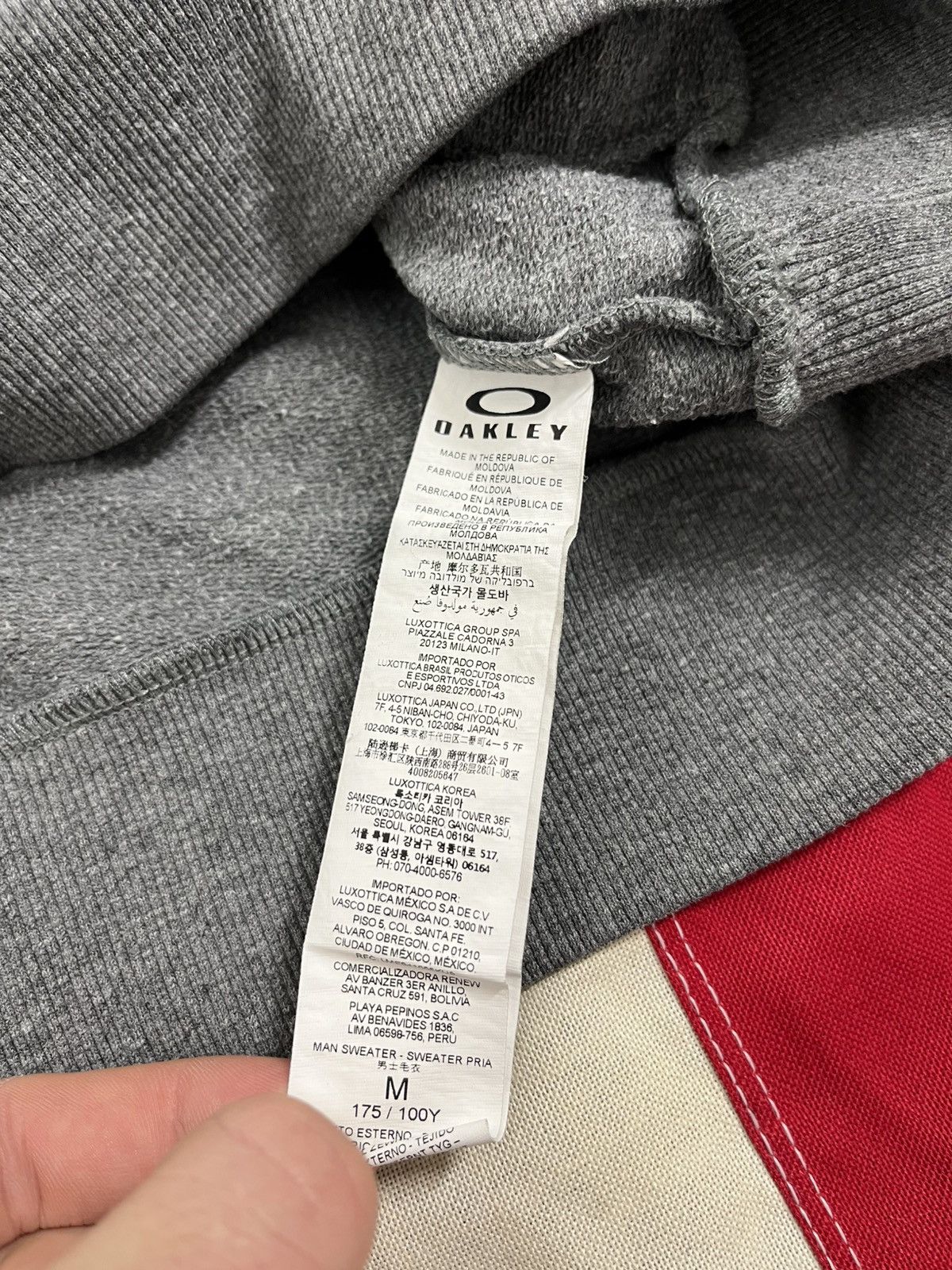 Oakley Oakley Gray Logo Hoodie Pullover Big logo Size US M / EU 48-50 / 2 - 7 Thumbnail