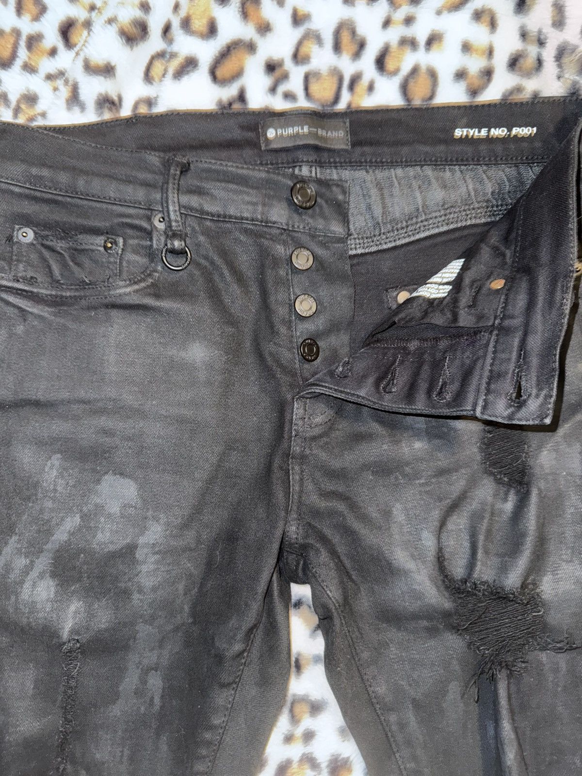 Purple Brand Black Oil Spill Size US 29 - 2 Thumbnail