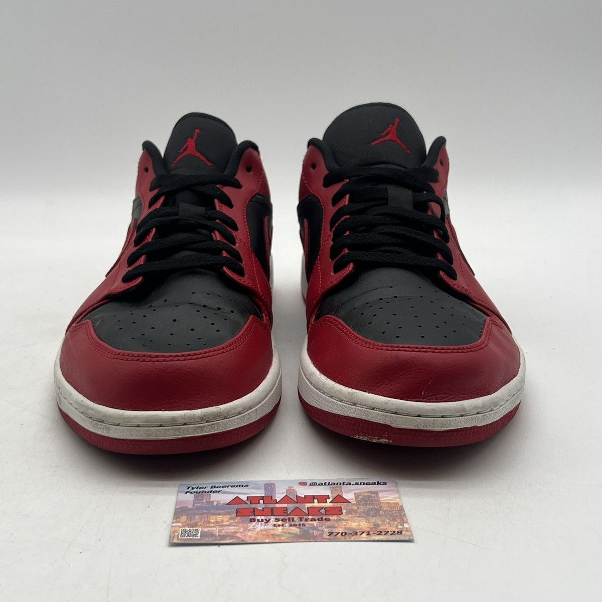 Nike Air Jordan 1 low reverse bred Size US 13 / EU 46 - 2 Thumbnail