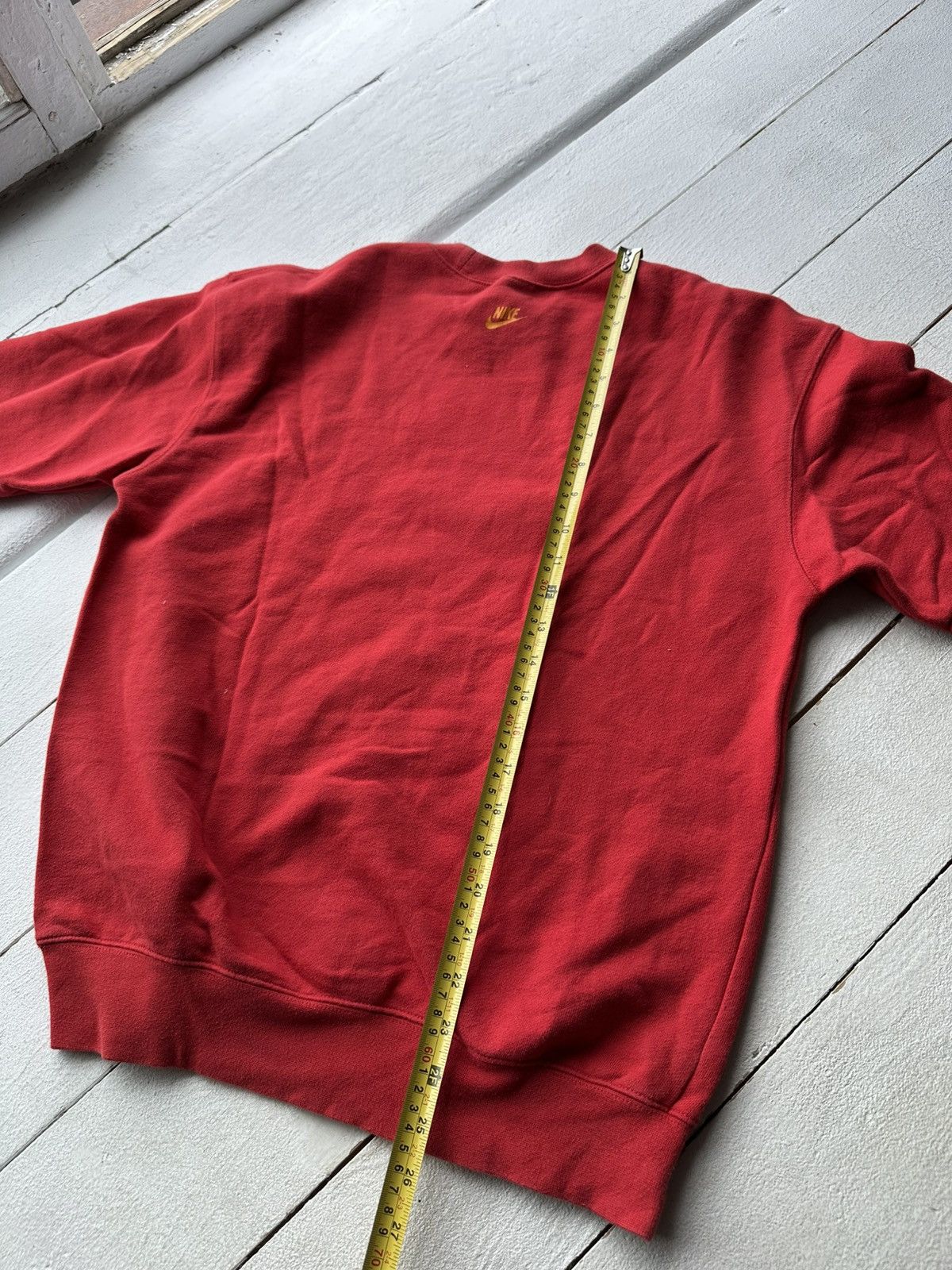 Nike 🚨90s Nike Big Logo “NS” Swoosh RED Sweatshirt y2k rare Size US M / EU 48-50 / 2 - 10 Thumbnail