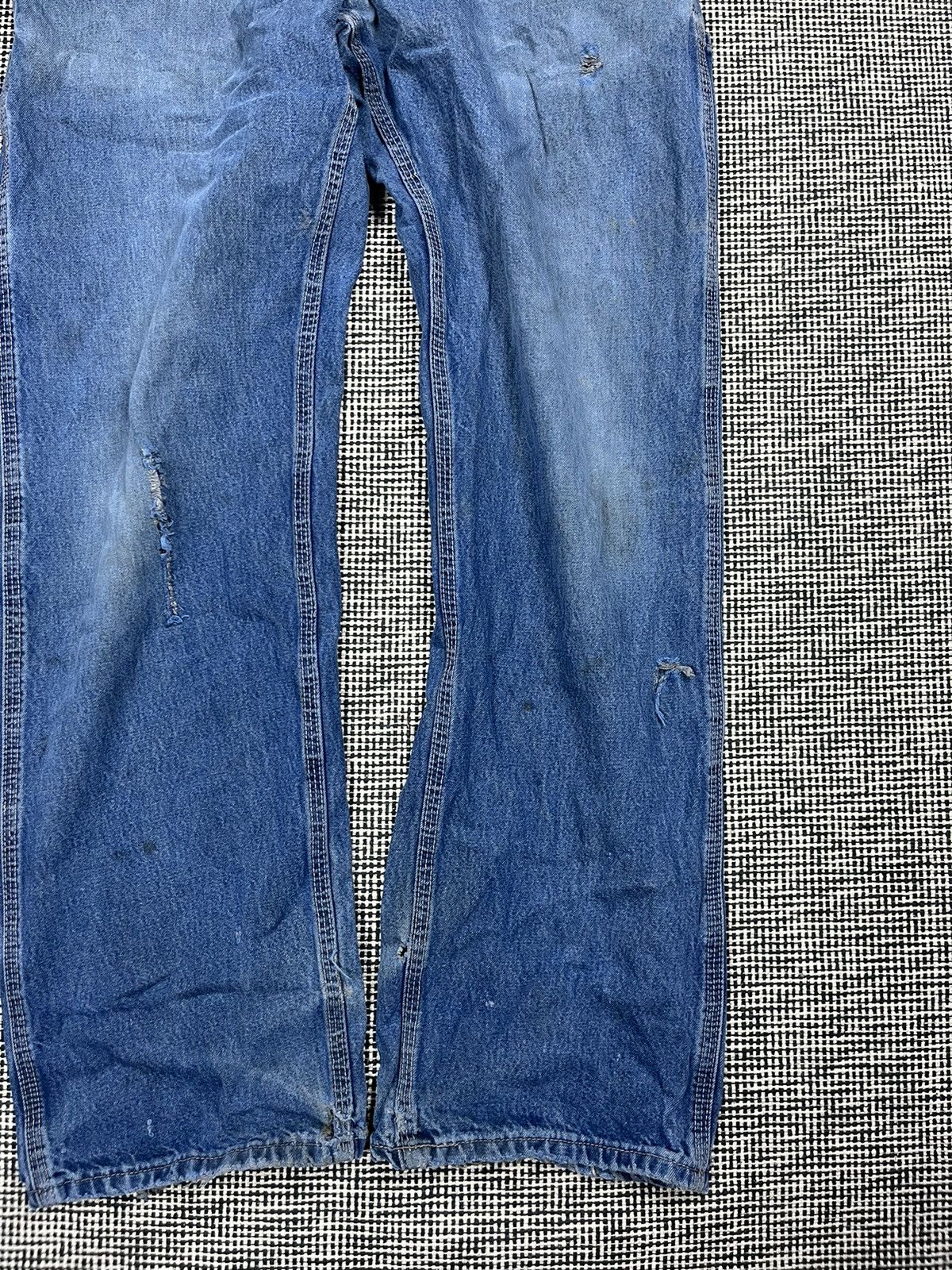 Carhartt × Vintage Light blue distressed baggy carhartt carpenter flame resist Size US 30 / EU 46 - 7 Thumbnail