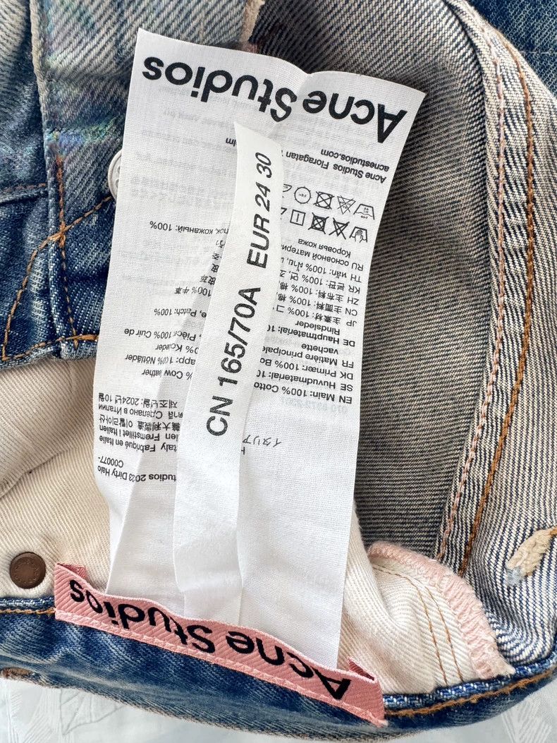 Acne Studios Acne Studios Splashed ink to make vintage jeans Size US 30 / EU 46 - 7 Thumbnail