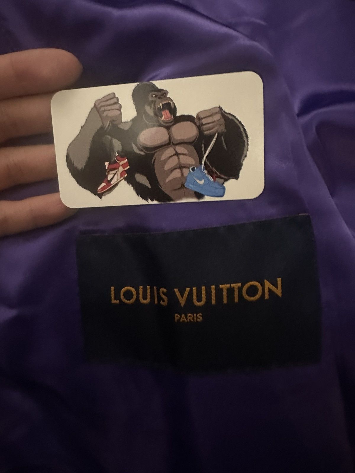 Louis Vuitton Louis Vuitton Multi-Patches Mixed Leather Varsity Blouson Size US XL / EU 56 / 4 - 7 Thumbnail