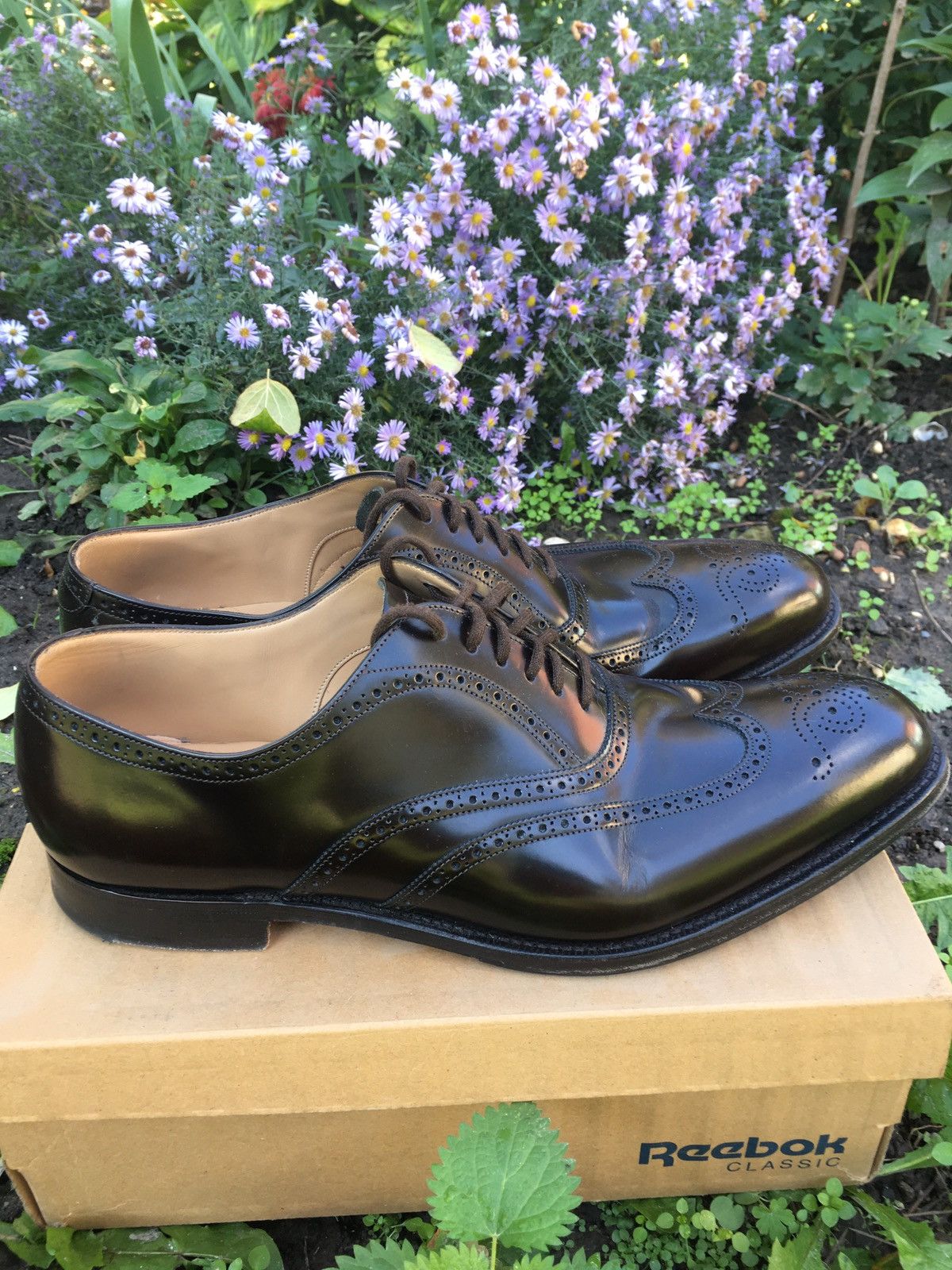 Church's Church's Berlin Shoes Oxford Brogue Welt Brown Leather 10.5 Size US 10.5 / EU 43-44 - 4 Thumbnail