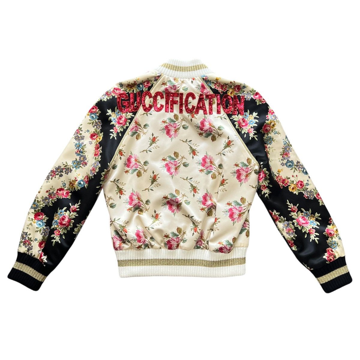 Gucci GUCCI 2017 Alessandro Michele GUCCIFICATION Silk Bomber Size XS / US 0-2 / IT 36-38 - 11 Thumbnail