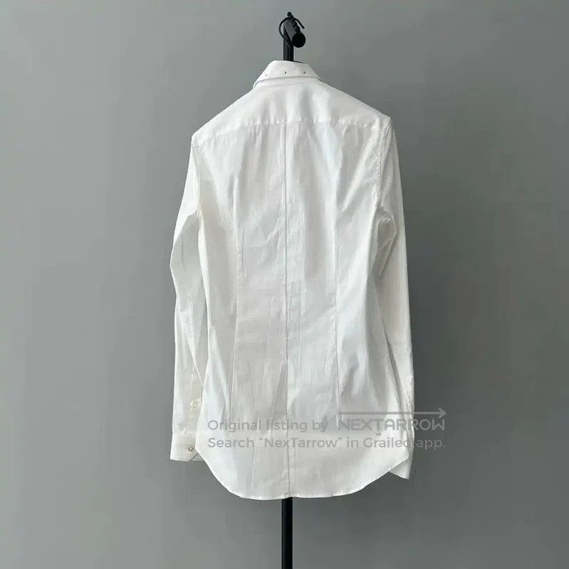 Versace Versace White Cotton Long Sleeve Shirt . Size S / US 4 / IT 40 - 2 Thumbnail