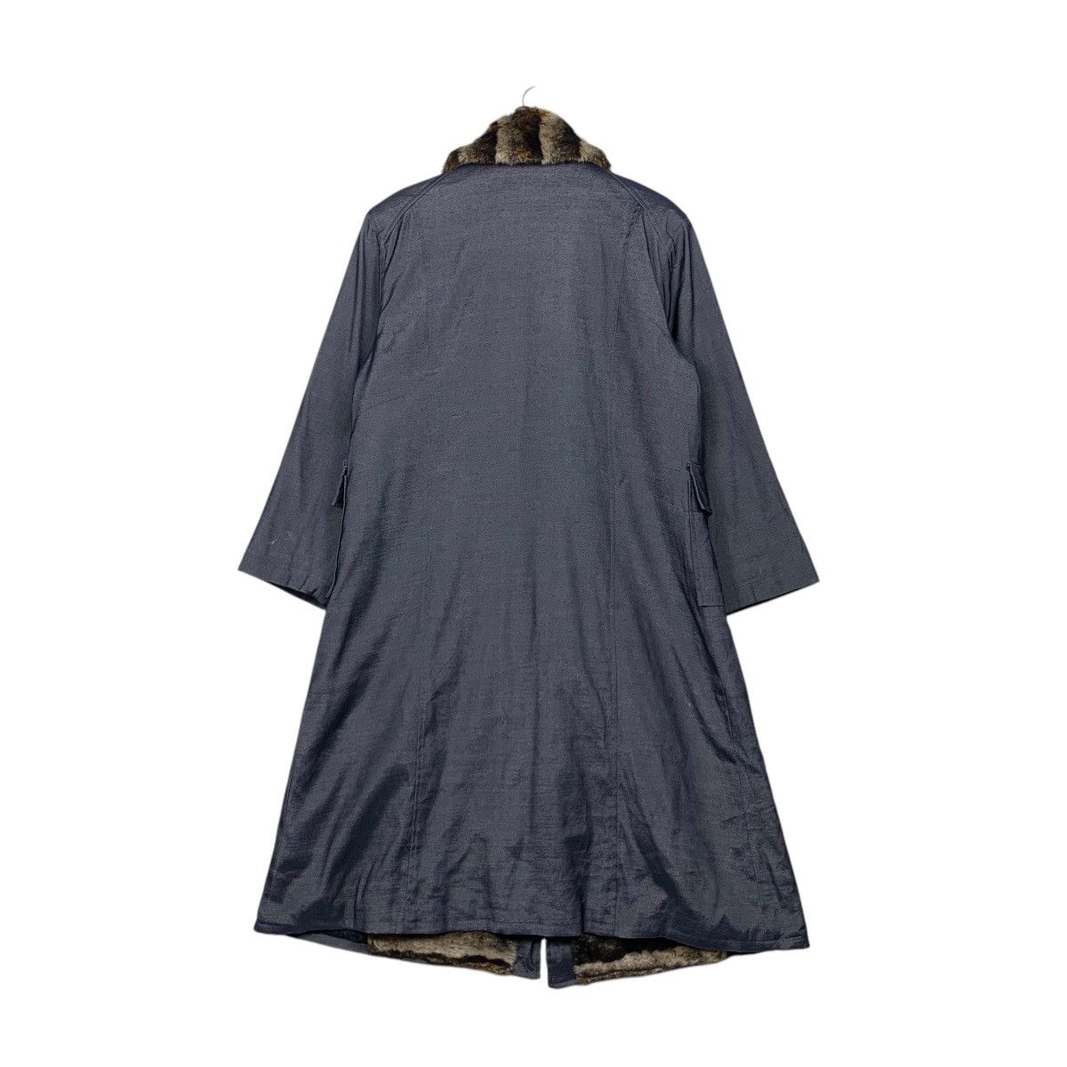 Japanese Brand Vintage ROX A PORTER Faux Fur Long Coat #2454-C110 Size L / US 10 / IT 46 - 8 Thumbnail