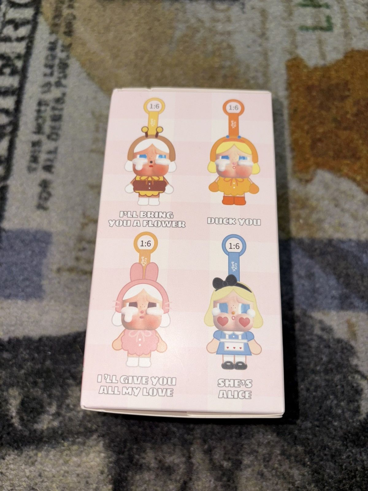 POP MART Pop Mart Cry Baby Vinyl Face Plush Single Blind Box Size ONE SIZE - 2 Thumbnail