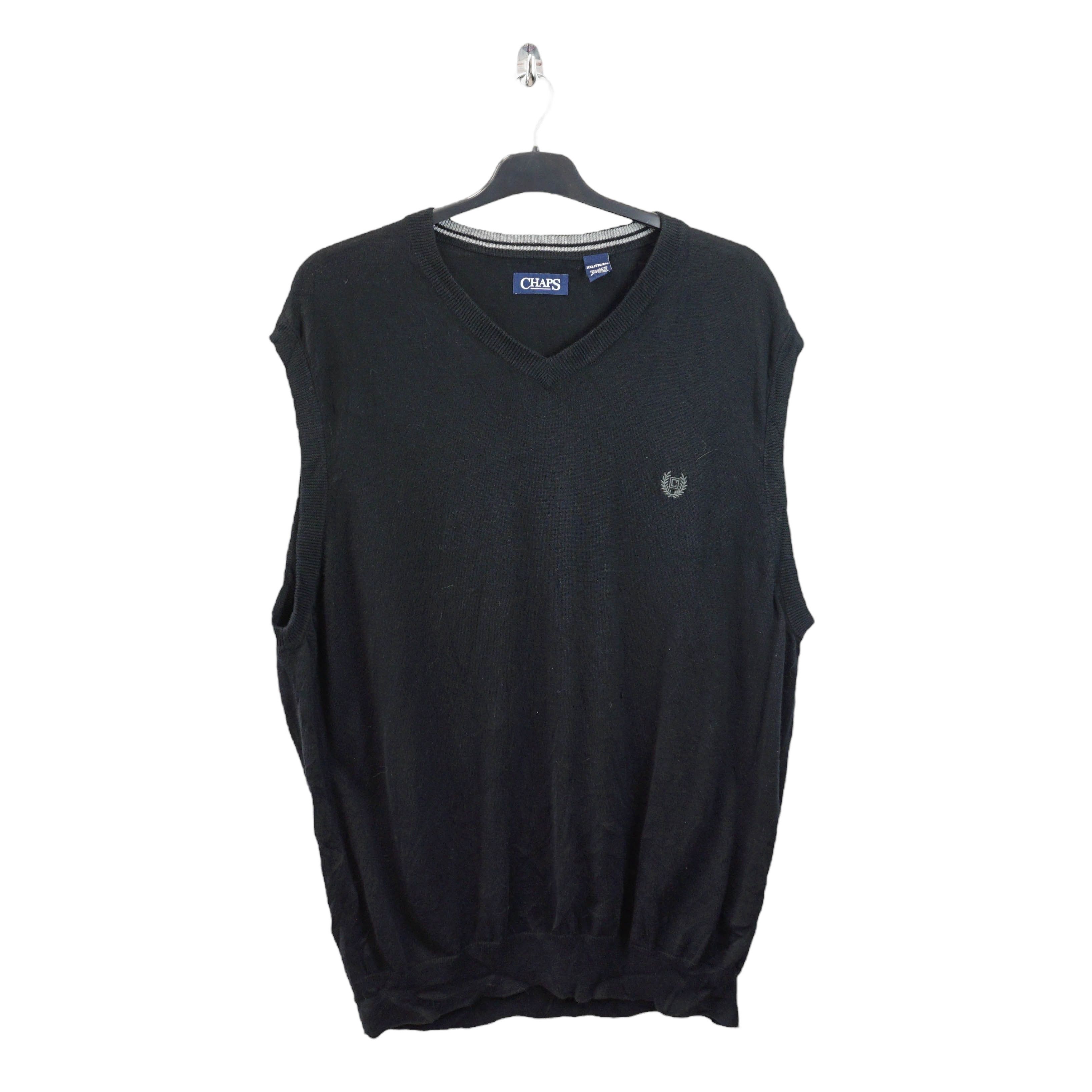 Chaps Archive Embroidery Logo Sleeveless Sweater Size US XXL / EU 58 / 5 - 1 Thumbnail
