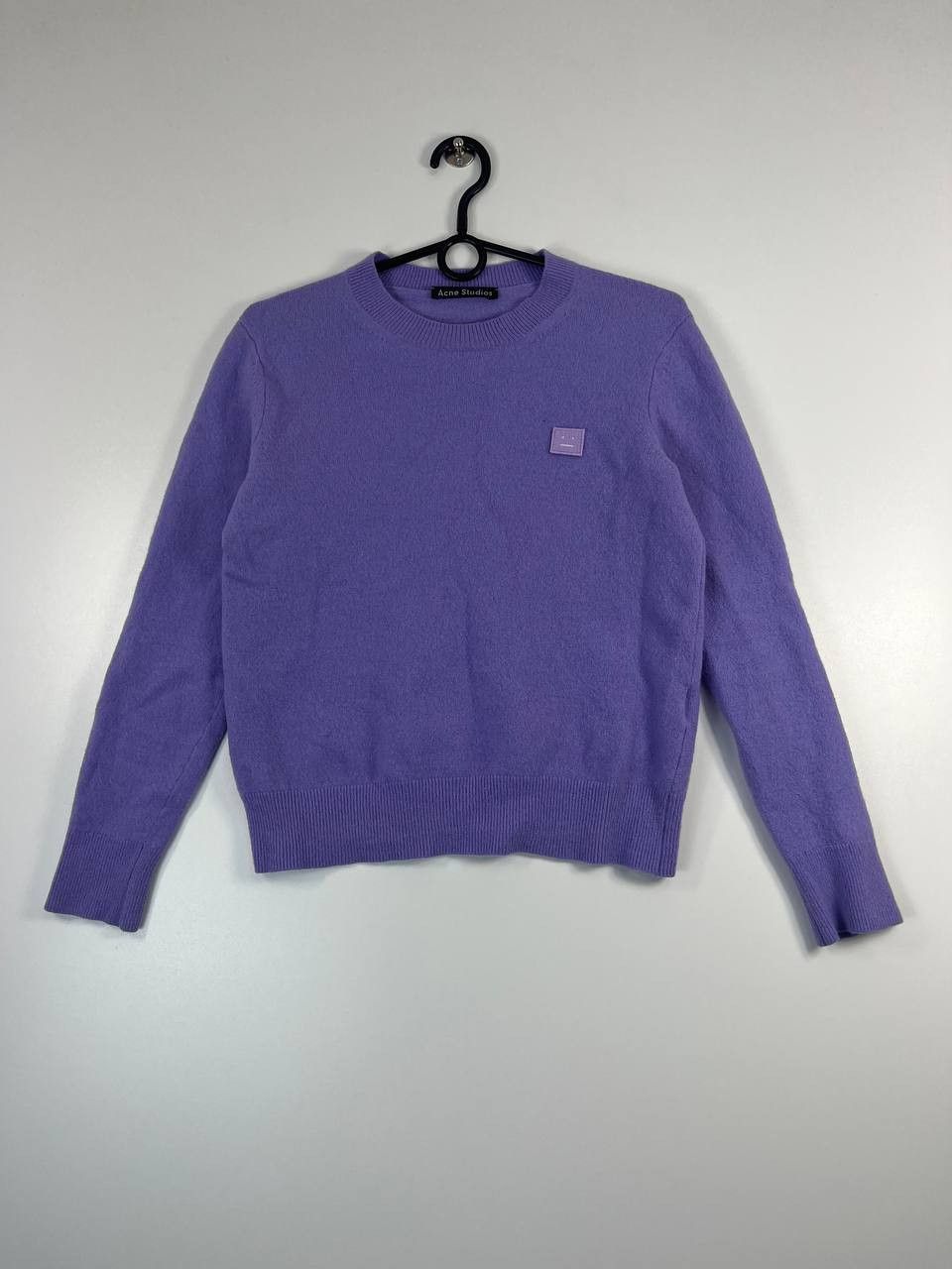 Acne Studios Acne Studios Face Patch 100% Wool Knit Sweater Size S Size S / US 4 / IT 40 - 1 Thumbnail