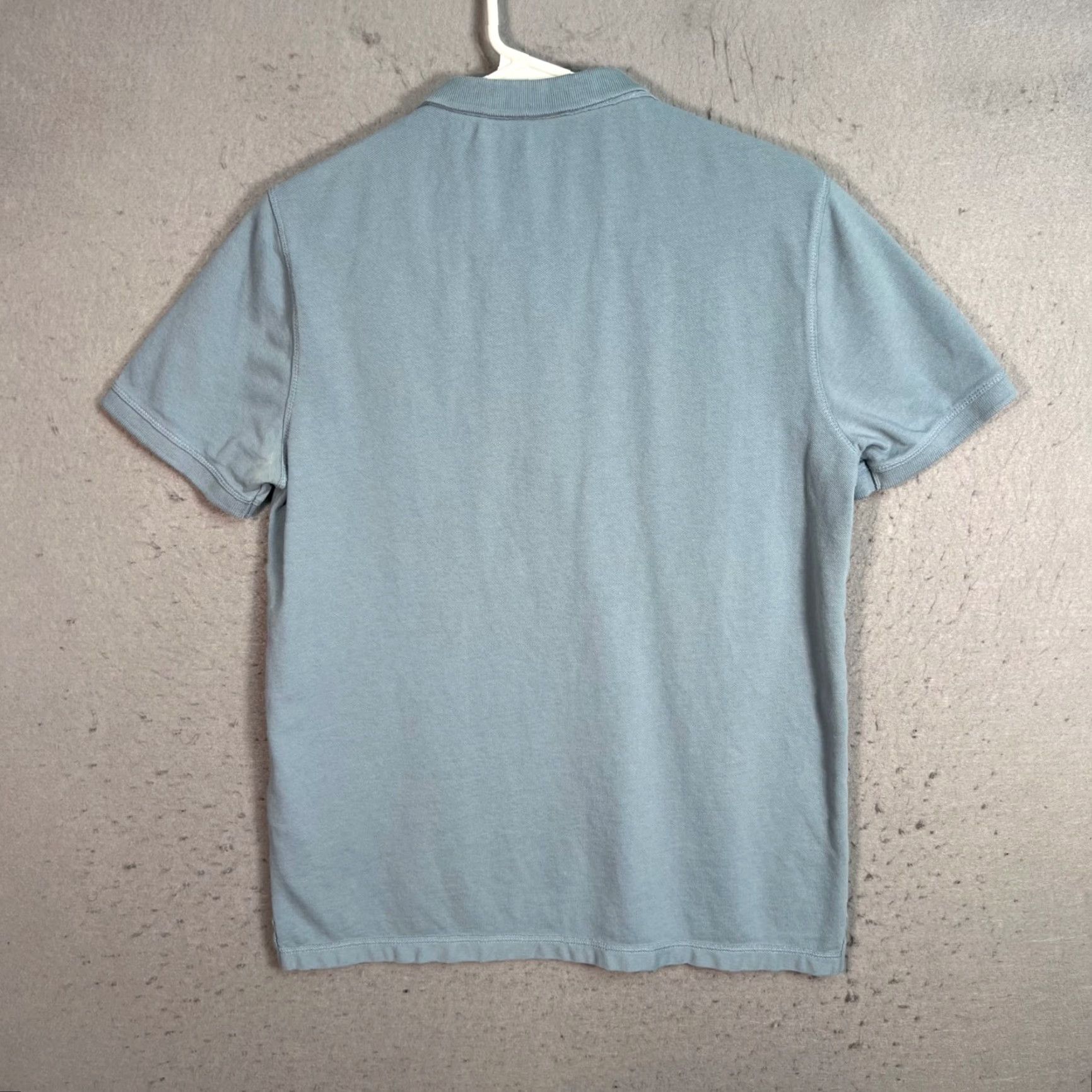 Allsaints AllSaints Polo Shirt Mens Size M Blue Cotton Short Sleeve Collared Shirt Short Sleeve Polo Casual Logo 90s? Size US M / EU 48-50 / 2 - 2 Thumbnail