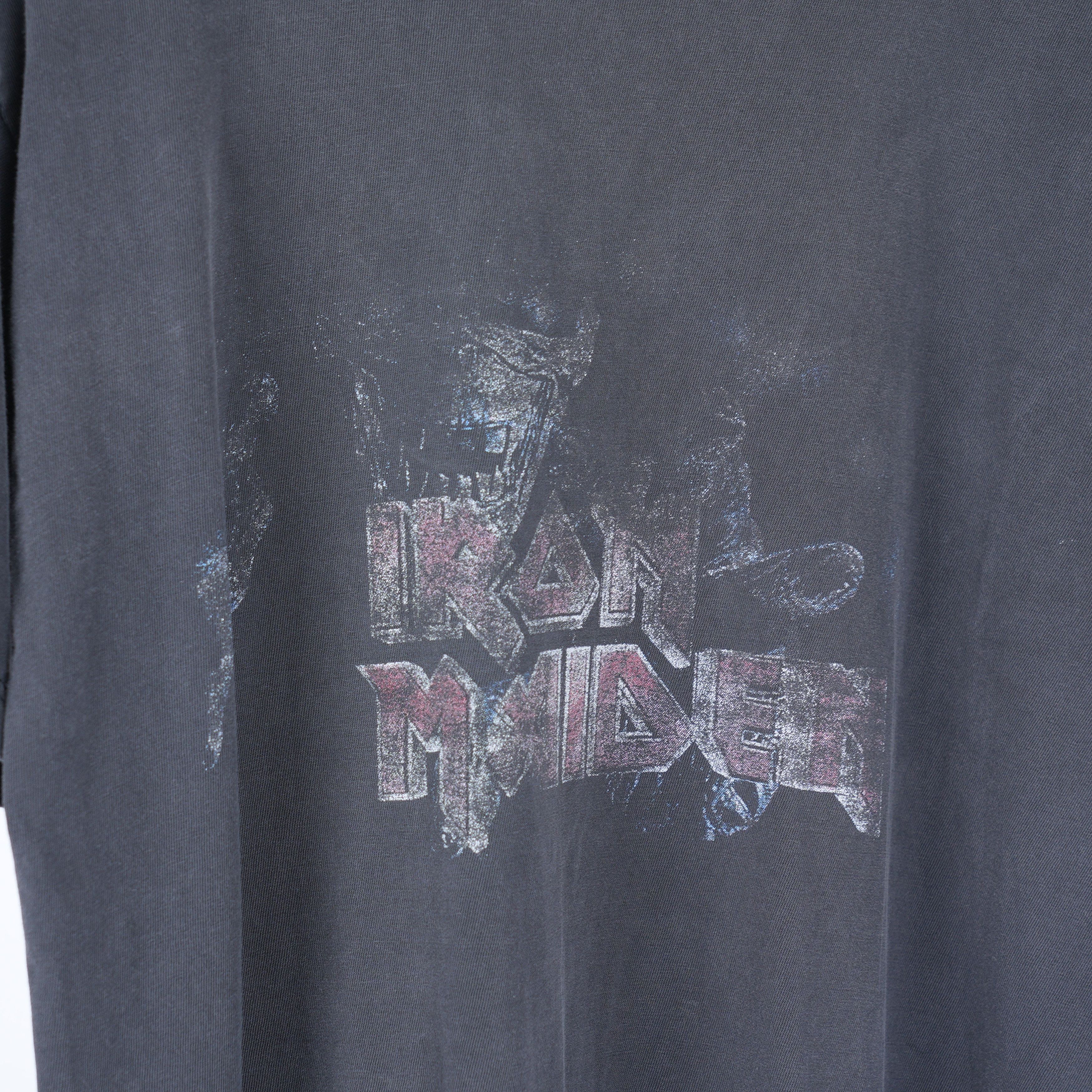 Vintage FADED IRON MAIDEN TIL IM DEAD TOUR Size US XL / EU 56 / 4 - 3 Thumbnail
