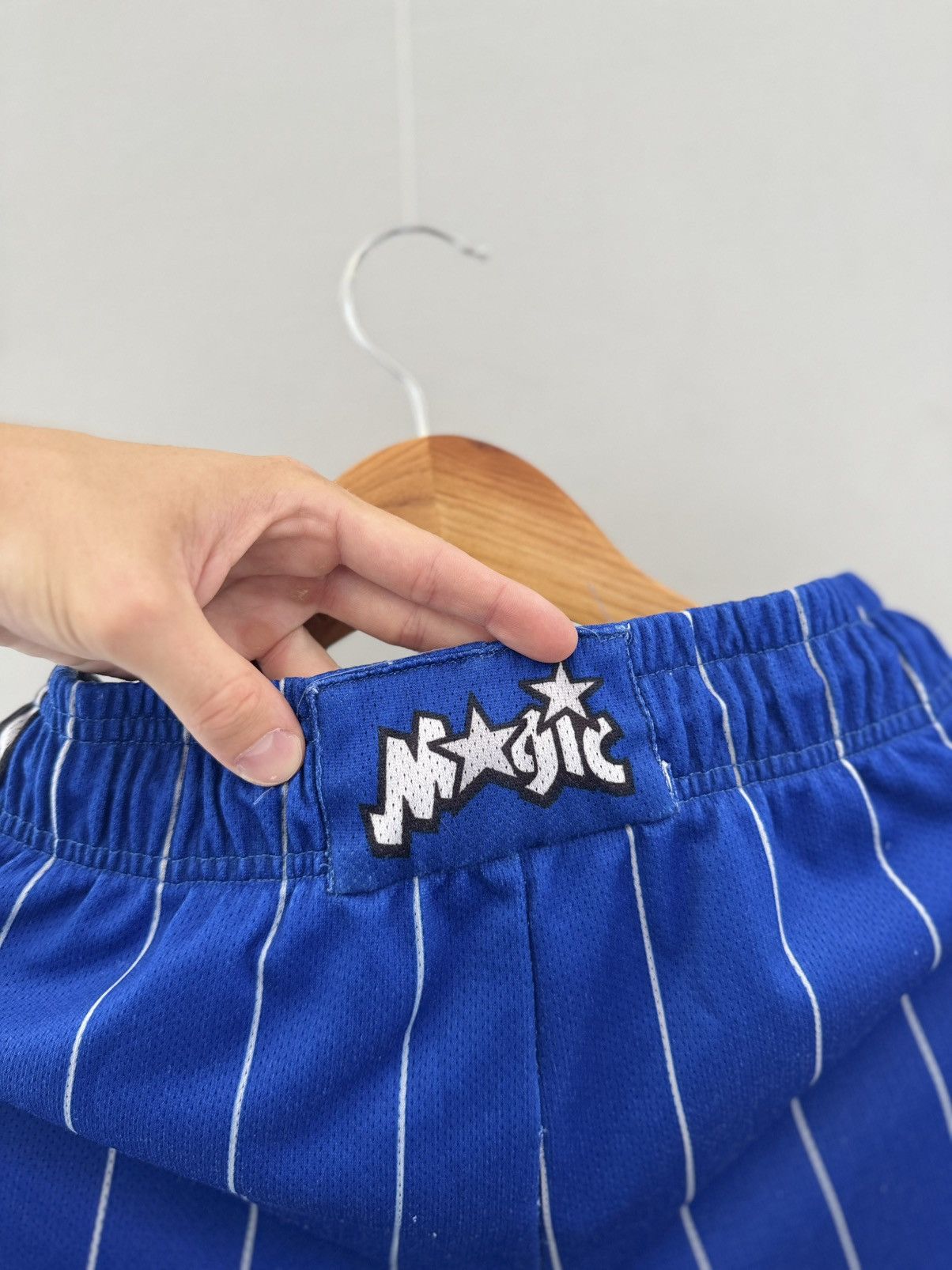 NBA Vintage 90s Champion Orlando Magic Mesh Basketball Shorts M Size US 28 / EU 44 - 9 Thumbnail
