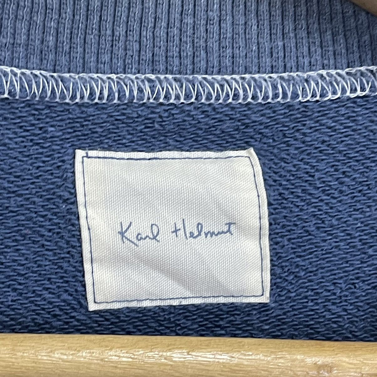 Japanese Brand × Karl Helmut × Vintage Karl Helmut Big Logo Crewneck Sweatshirt Size L Size US L / EU 52-54 / 3 - 10 Thumbnail