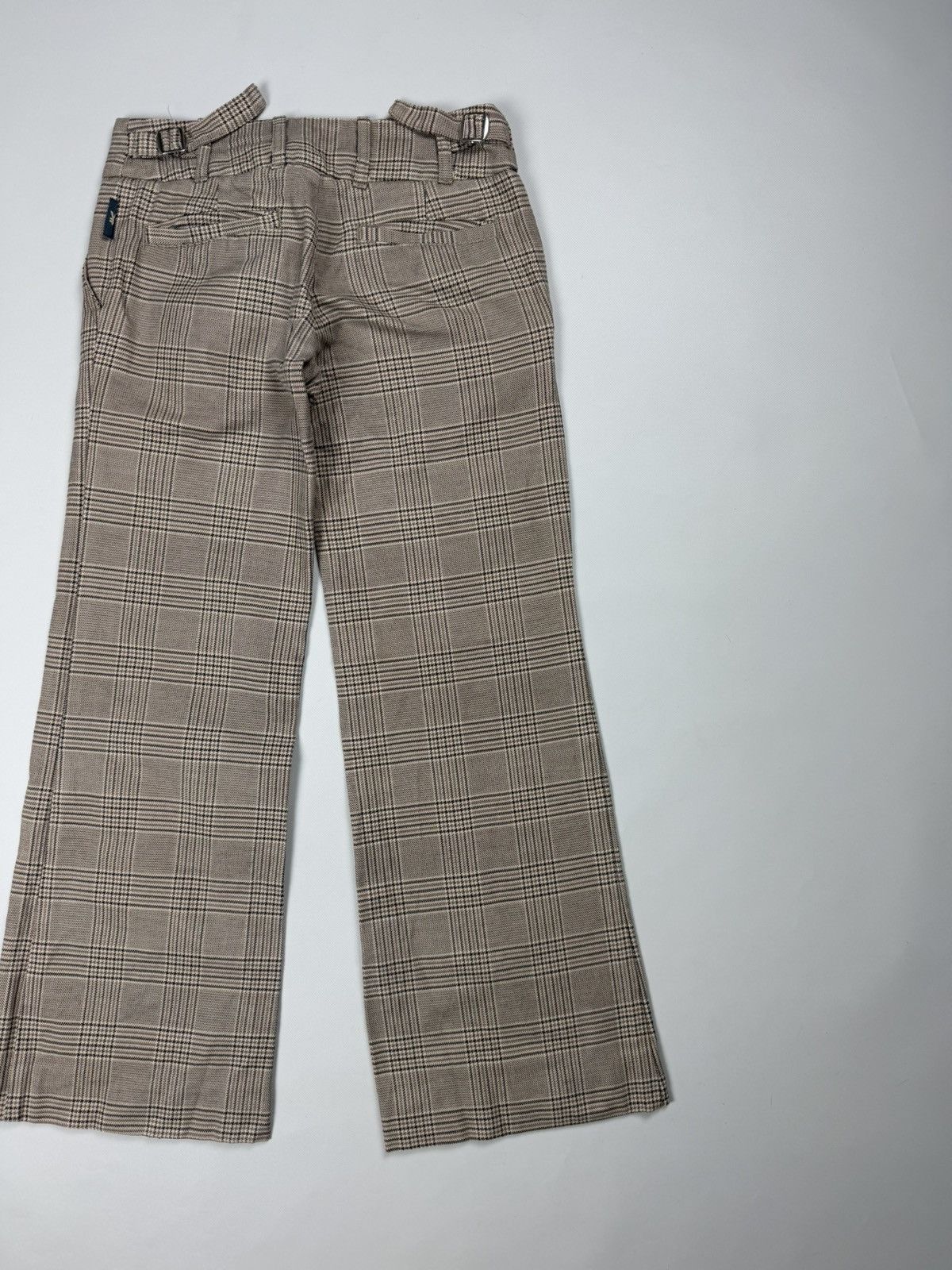 Japanese Brand × Michiko Koshino Michiko Koshino Ladies Plaid Cropped Chino Pants Trousers Size 26" / US 2 / IT 38 - 20 Thumbnail