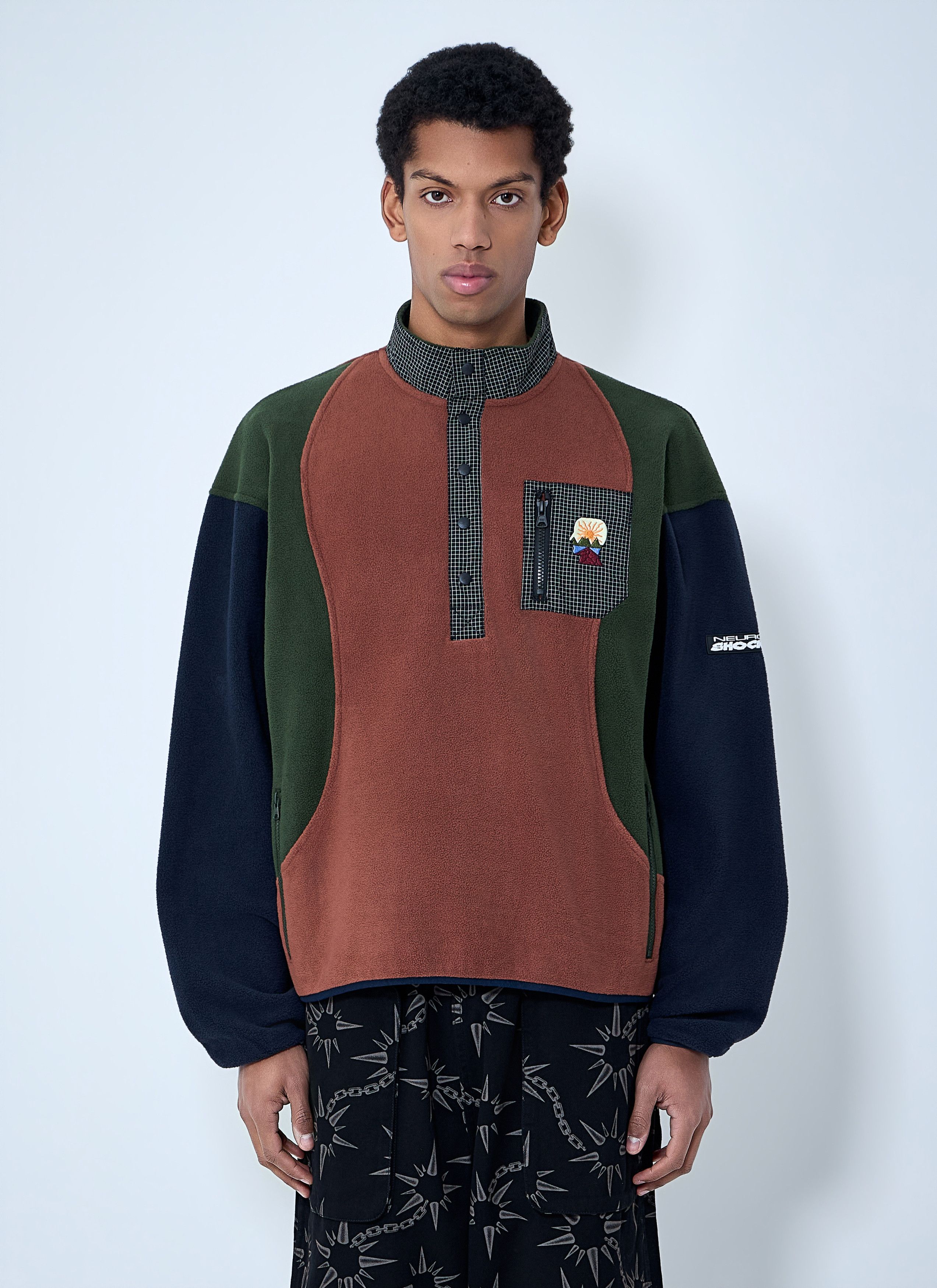 Brain Dead Odd Friends Reverse Fleece Hoodie - Eggplant | Grailed