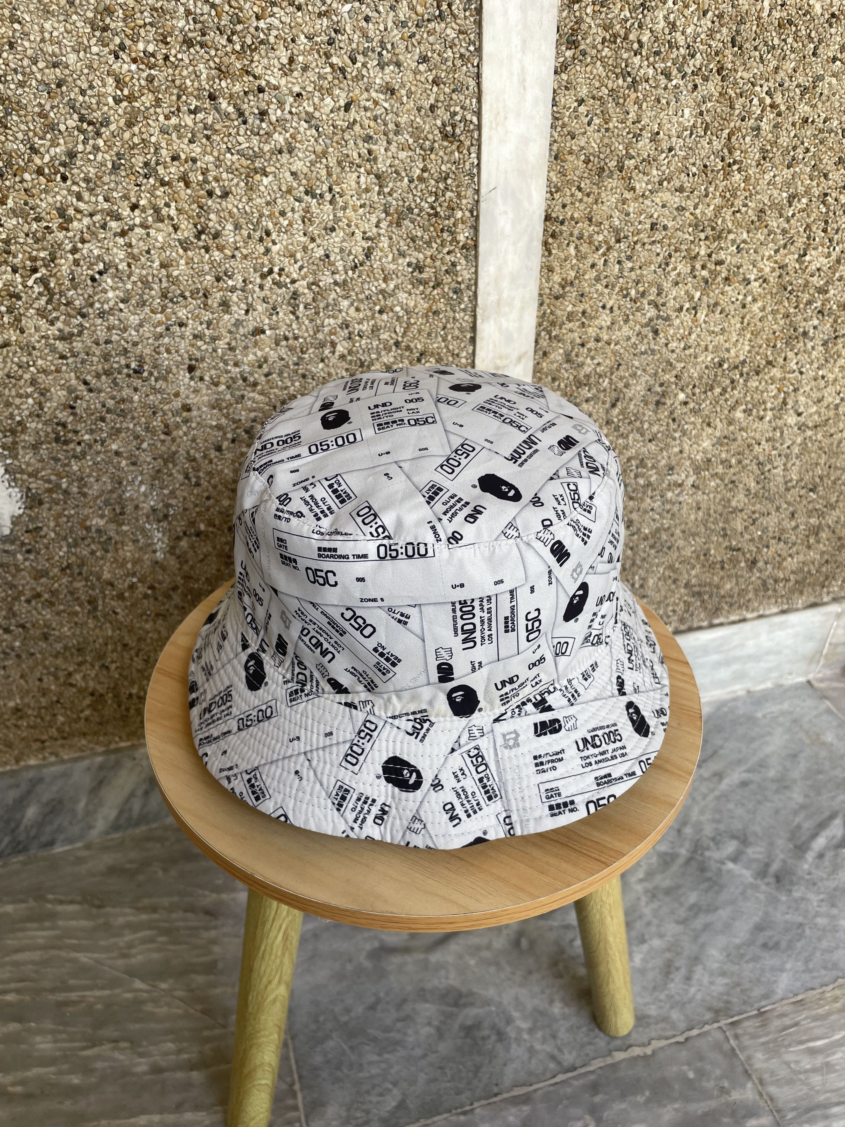 Bape × Undefeated BAPE x UNDEFEATED COLOR CAMO FLANNEL BUCKET HAT REVERSIBLE Size ONE SIZE - 11 Thumbnail