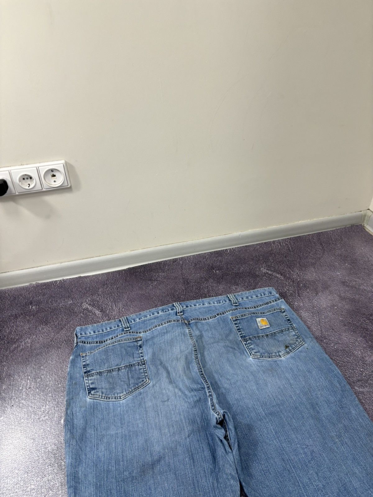Carhartt Vintage Carhartt Y2K Distressed Denim Hype Skate Baggy Jeans Size US 44 / EU 60 - 6 Thumbnail