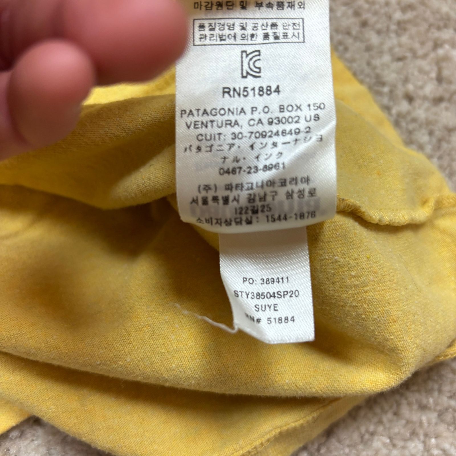Patagonia Patagonia P-6 Logo Short Sleeve Responsibili-Tee Shirt XL Size US XL / EU 56 / 4 - 9 Thumbnail