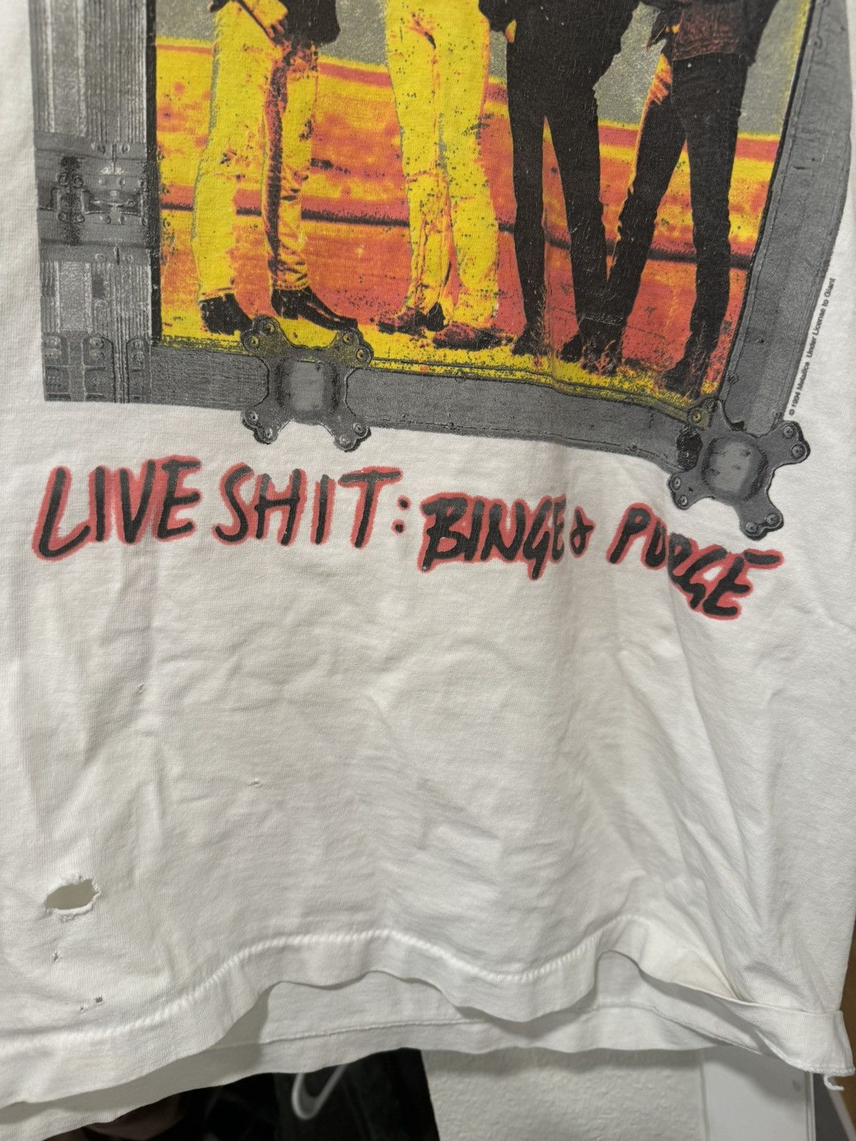Vintage Metallic Live Shit 94 Vintage T shirt Size US XL / EU 56 / 4 - 2 Thumbnail