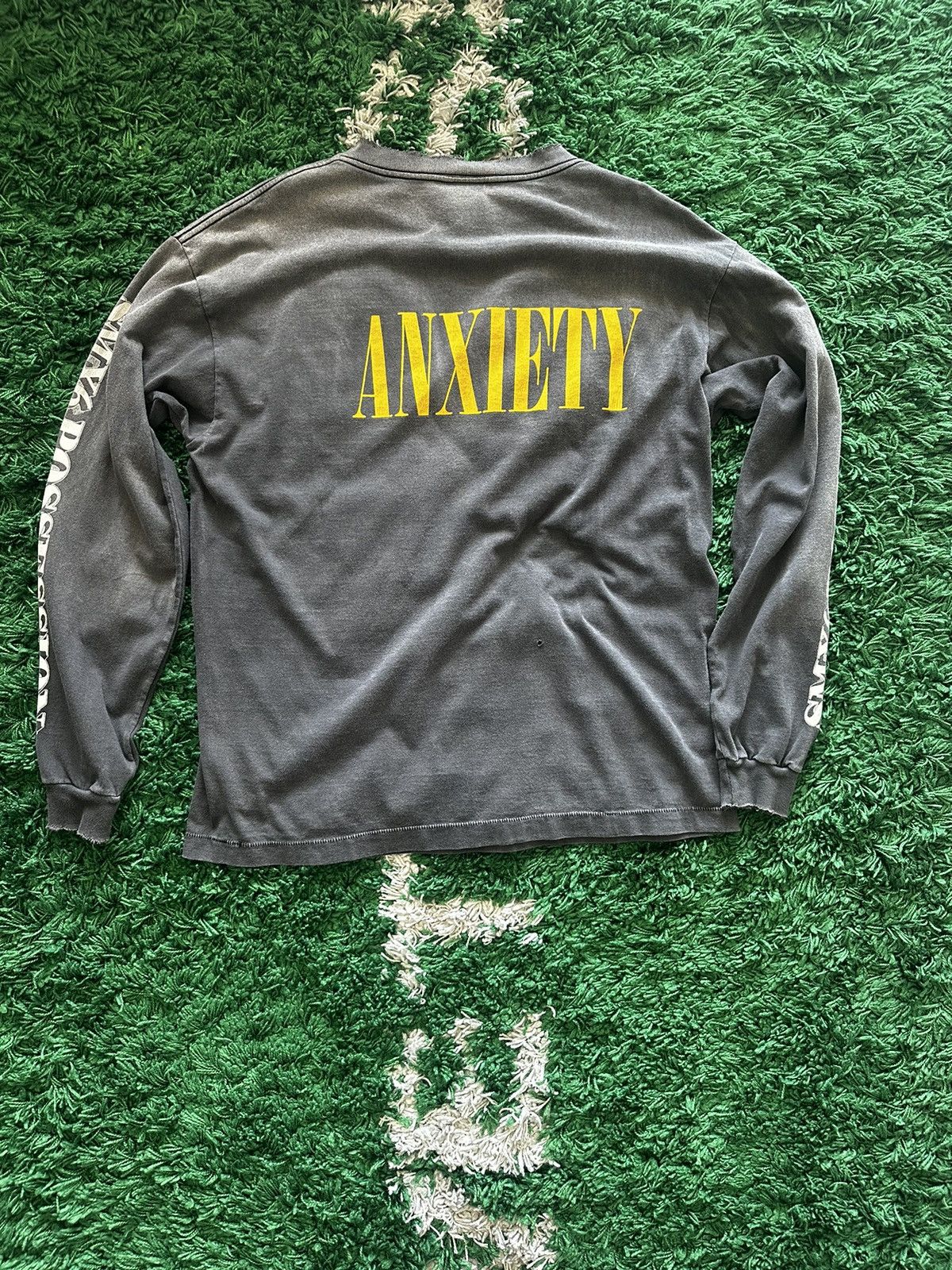 Saint Michael Saint Michael’s ANXIETY Long Sleeve T Shirt Size US L / EU 52-54 / 3 - 5 Thumbnail