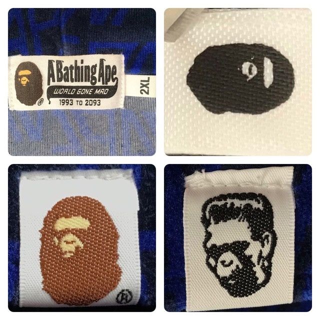Bape BAPE Logo Monogram Velour Shark Full Zip Hoodie APE XXL 2XL Size US XXL / EU 58 / 5 - 8 Thumbnail