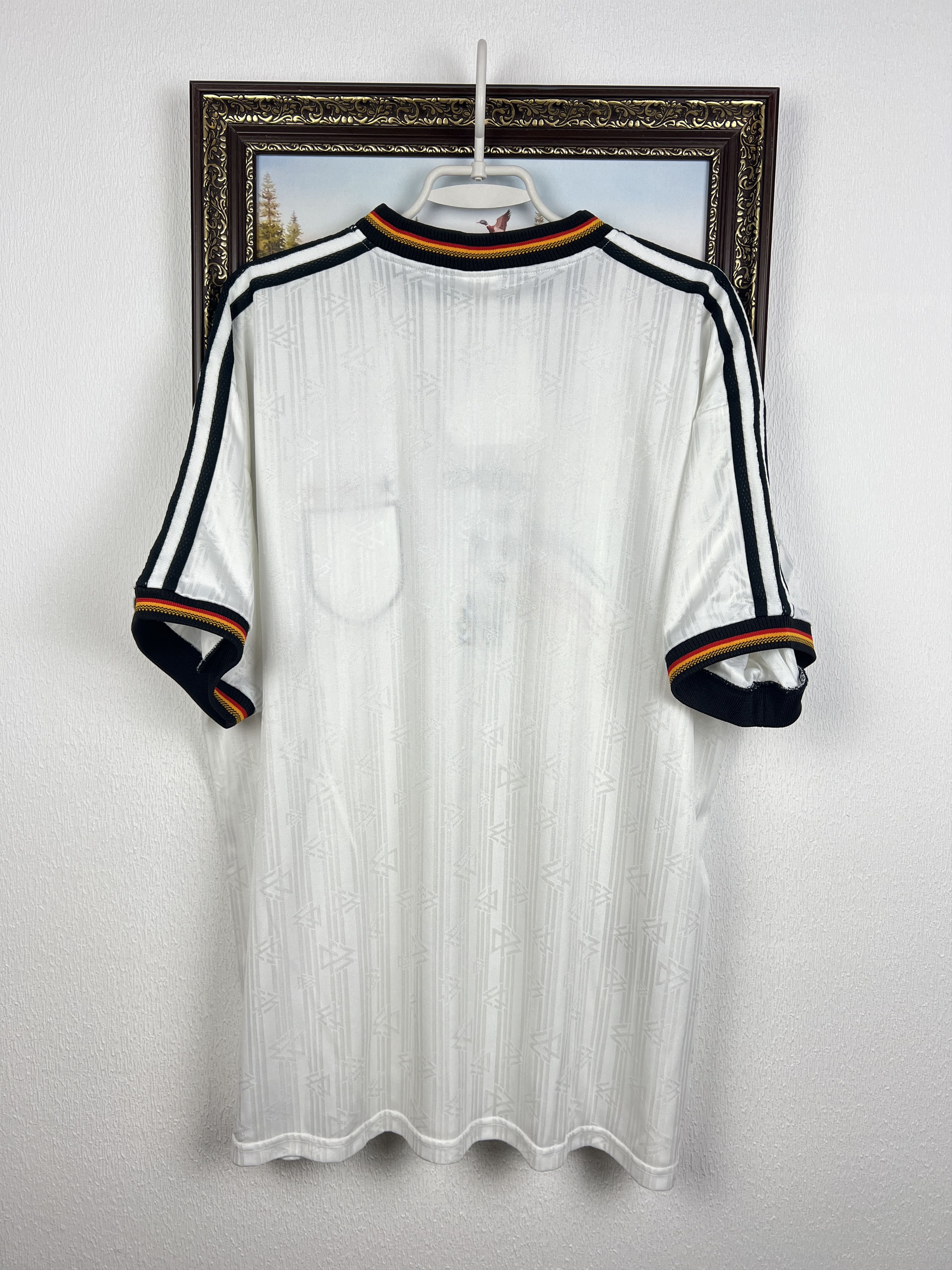 Adidas Germany Home football shirt 1996 Soccer Jersey National Team Size US XXL / EU 58 / 5 - 9 Thumbnail
