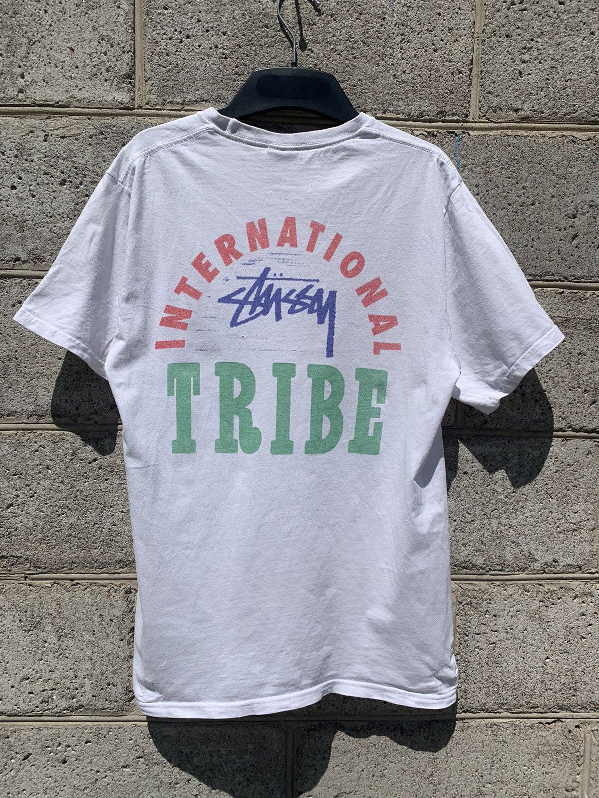 Stussy × Vintage Rare Vintage Stussy international tribe t shirt Size US M / EU 48-50 / 2 - 6 Thumbnail