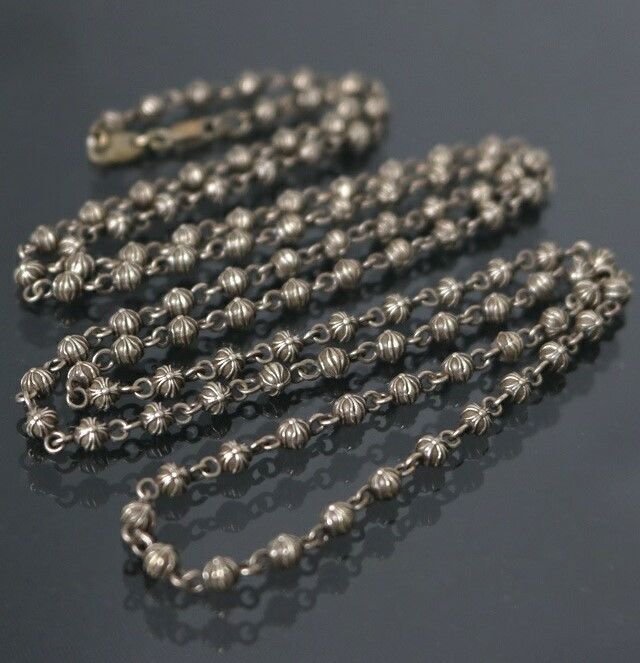 Chrome Hearts Chrome Hearts Tiny Bead Necklace - 30 Inch Size ONE SIZE - 1 Thumbnail