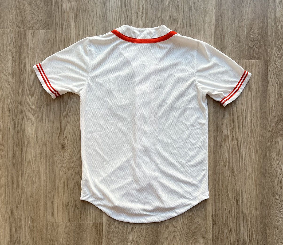 Karl Kani Karl Kani White Button Up Jersey Shirt Size US S / EU 44-46 / 1 - 7 Thumbnail