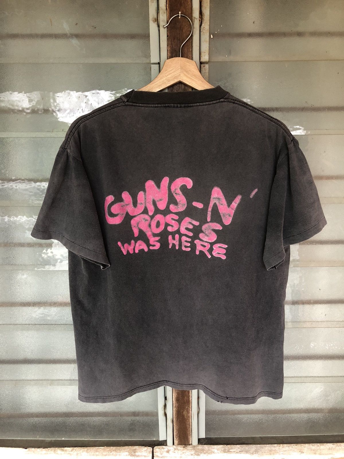 Band Tees Vintage 1989 Guns N Roses Was Here Shirt Tee Size US L / EU 52-54 / 3 - 10 Thumbnail