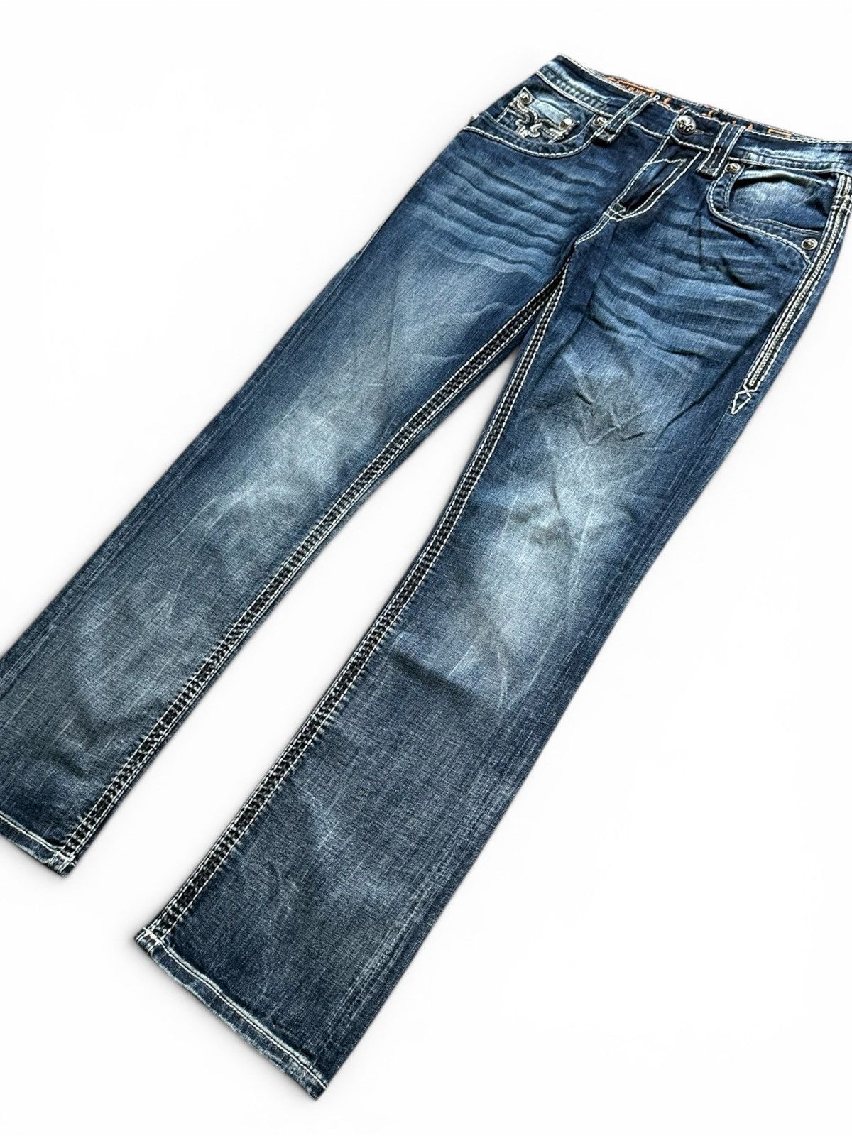 Rock Revival 00's Rock Revival stonewash jeans Size US 30 / EU 46 - 4 Thumbnail