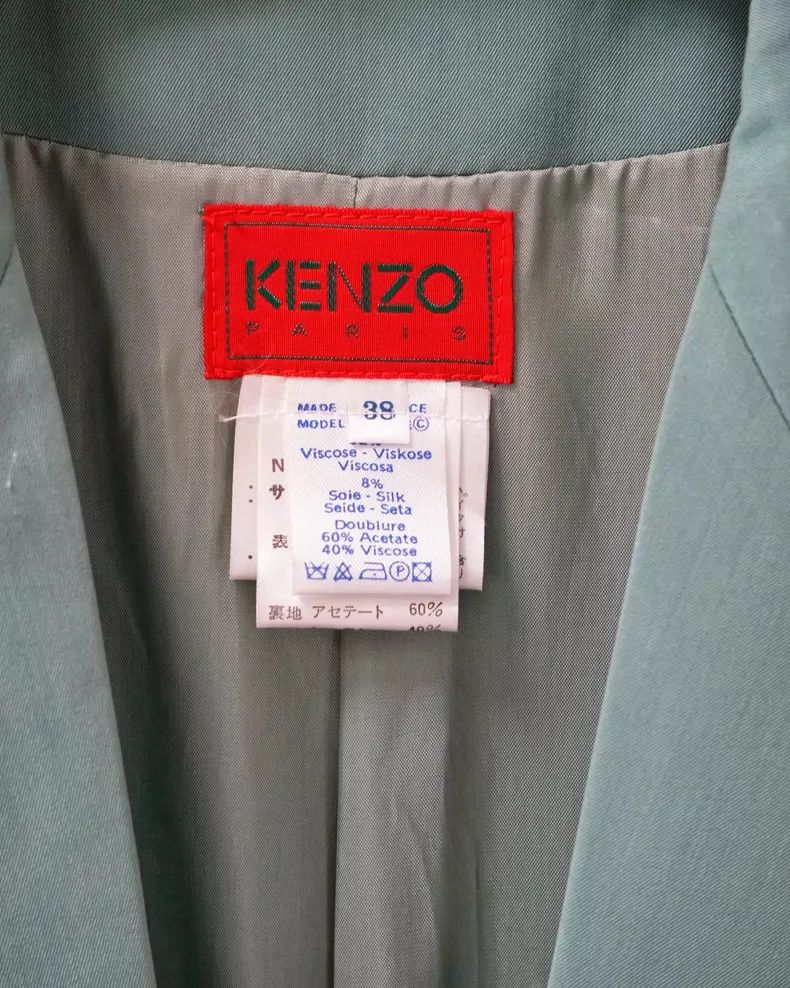 Kenzo KENZO Round collar silk suit Size XS / US 0-2 / IT 36-38 - 8 Thumbnail