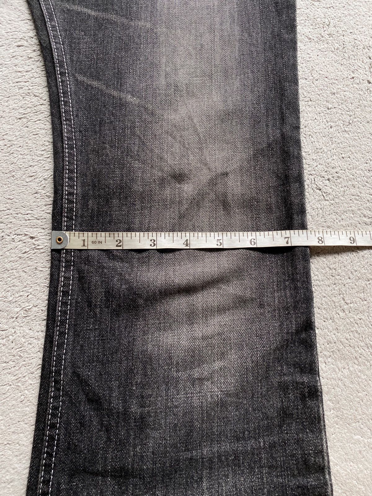 If Six Was Nine 💥Sick💥 Roen Wing Denim Flare Jeans Size US 31 - 16 Thumbnail