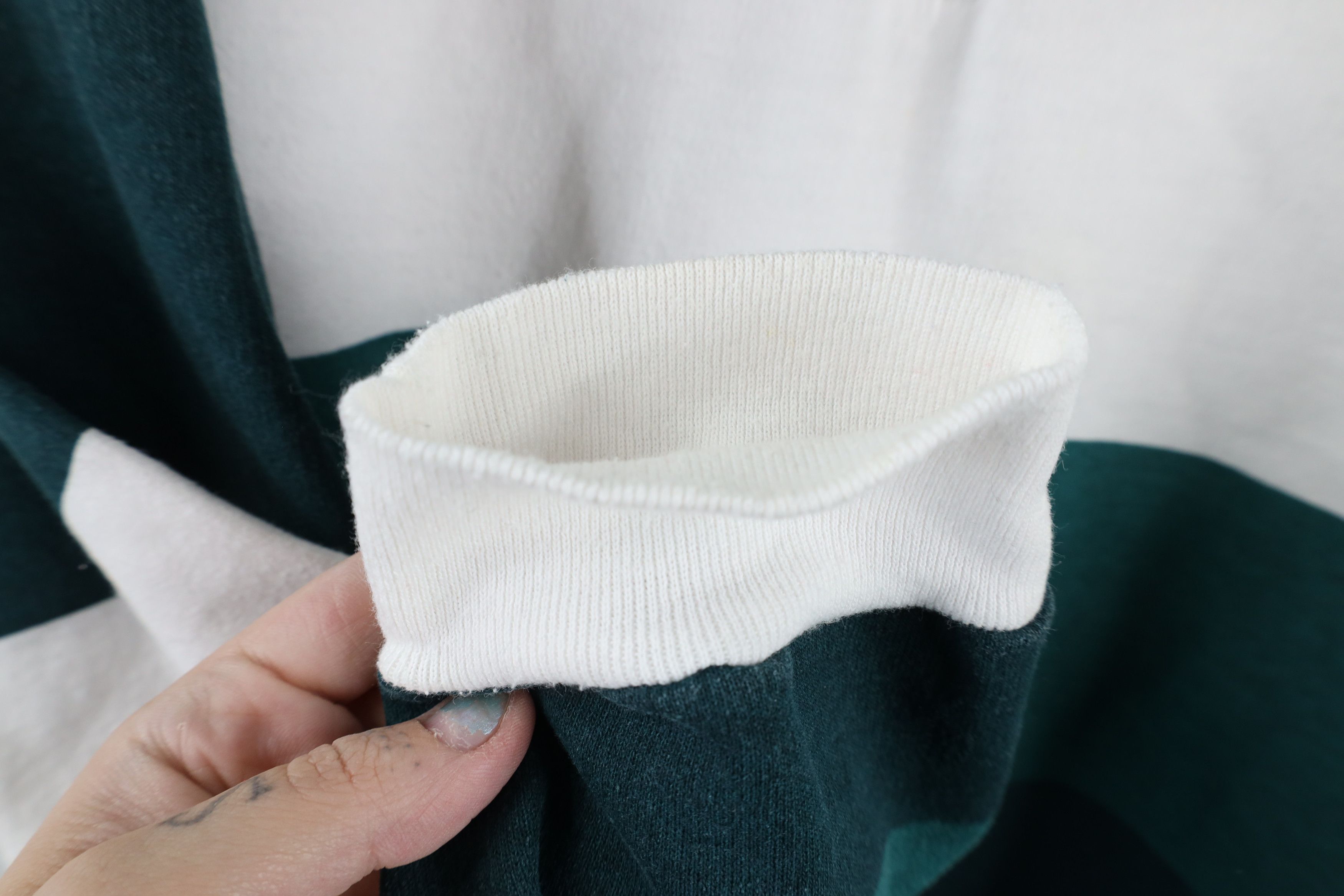 Vintage Vintage 90s Streetwear Half Zip Collared Long Sleeve Polo Size L / US 10 / IT 46 - 6 Thumbnail