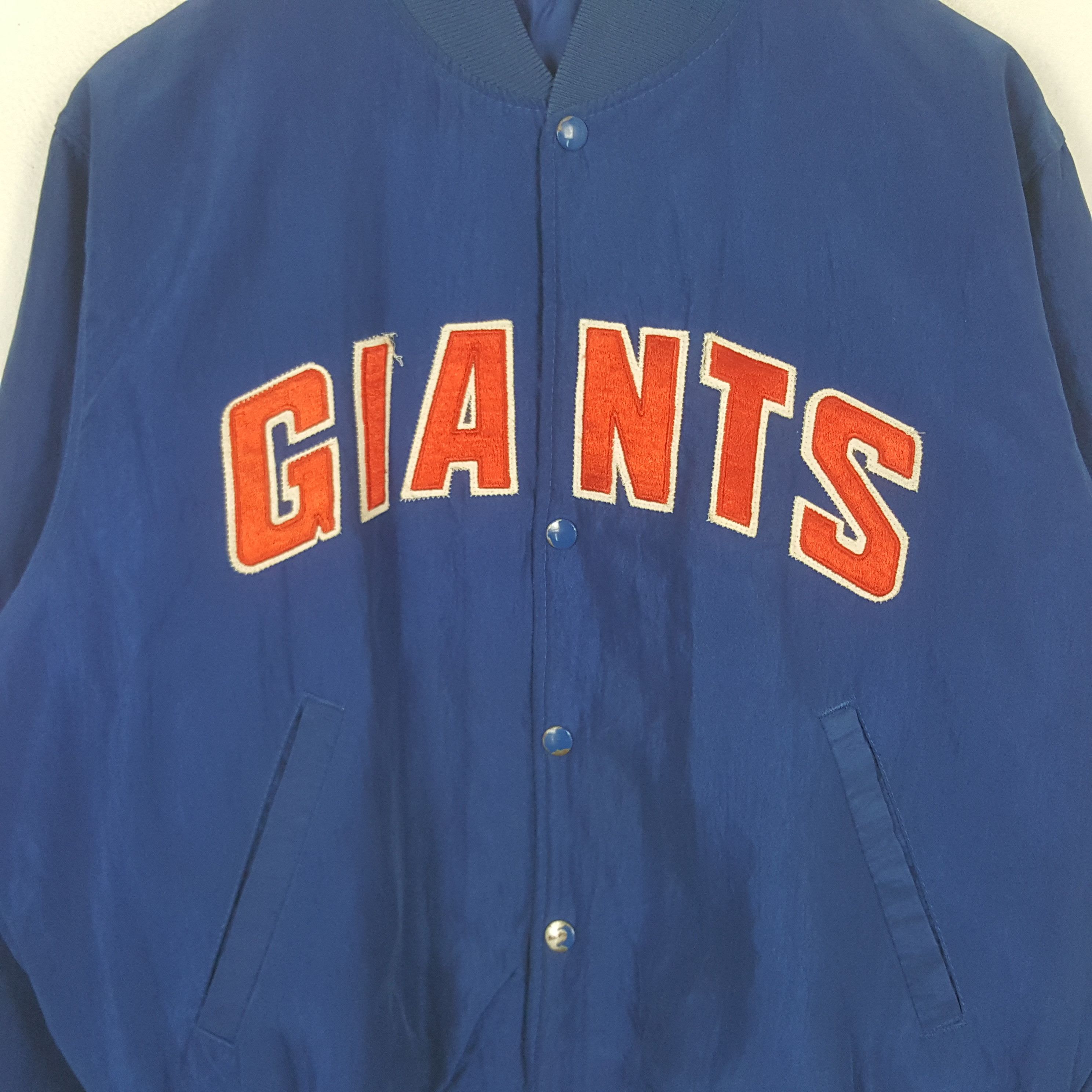 Starter Vintage 90's Giants NFL Football Team Bombers Jacket RR23 Size US XL / EU 56 / 4 - 2 Thumbnail