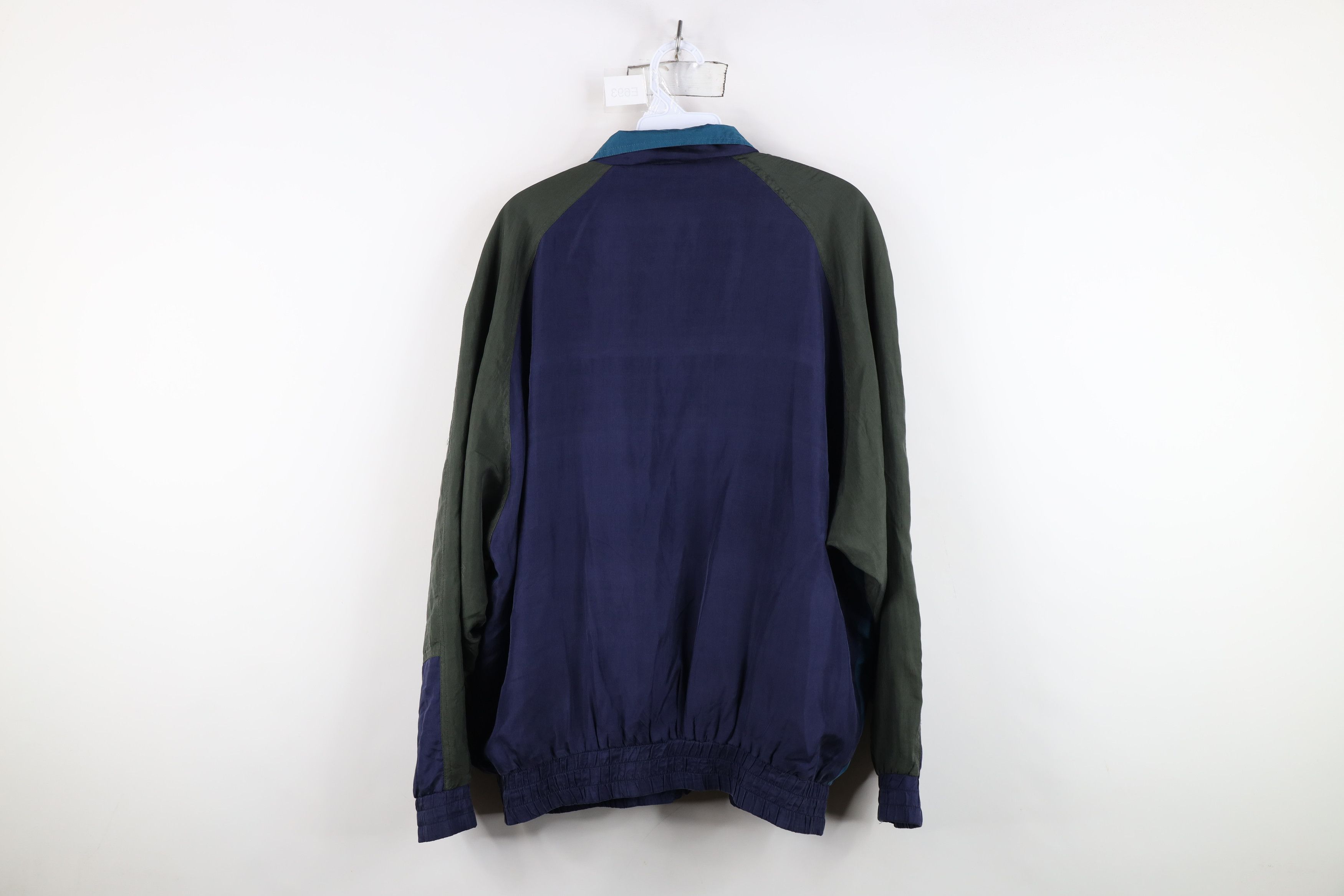 Vintage Vintage 90s Streetwear Block Silk Windbreaker Bomber Jacket Size M / US 6-8 / IT 42-44 - 13 Thumbnail