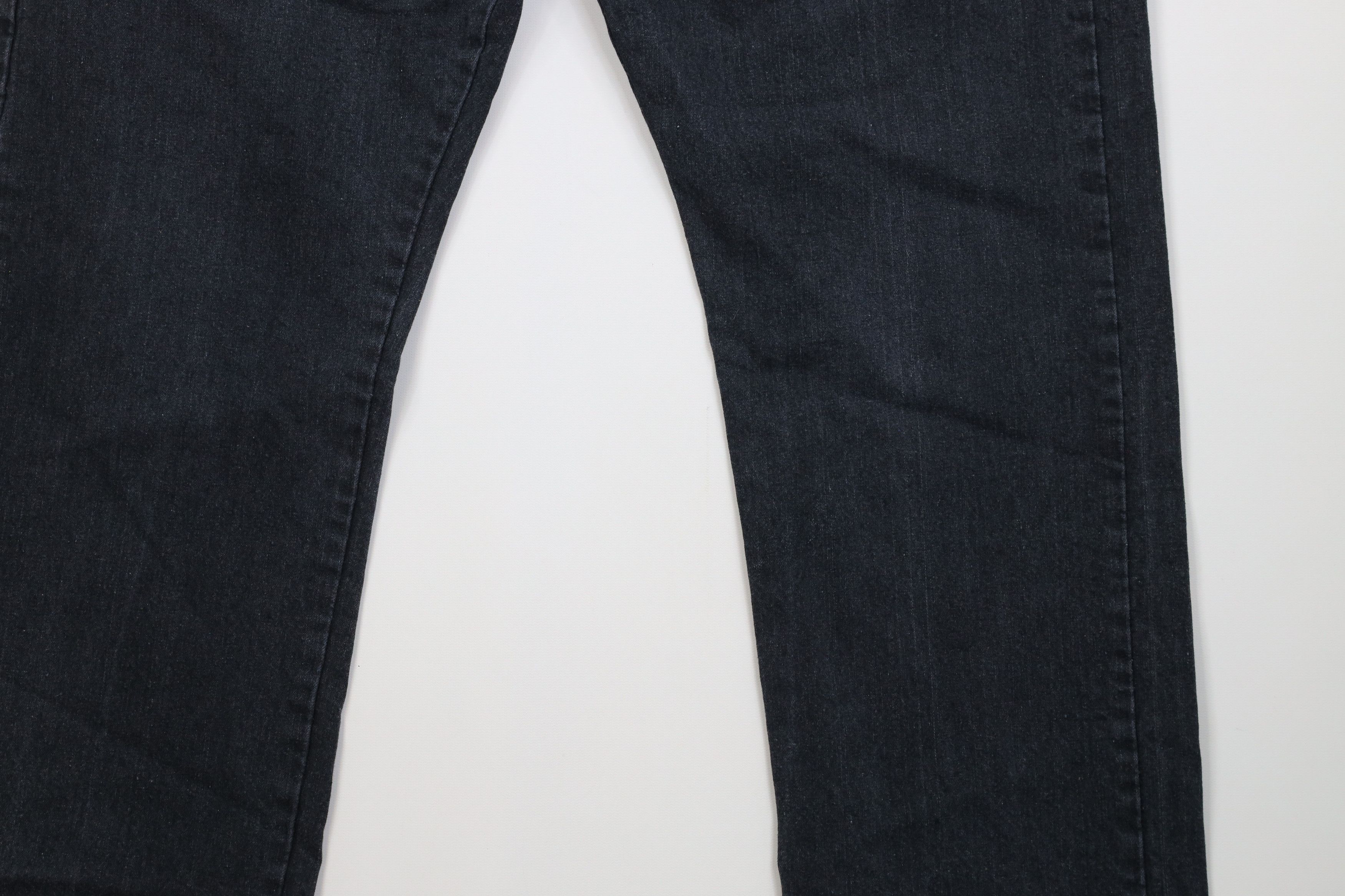 Vintage Vintage 90s Y2K Streetwear Straight Leg Denim Jeans Black Size US 38 / EU 54 - 4 Thumbnail