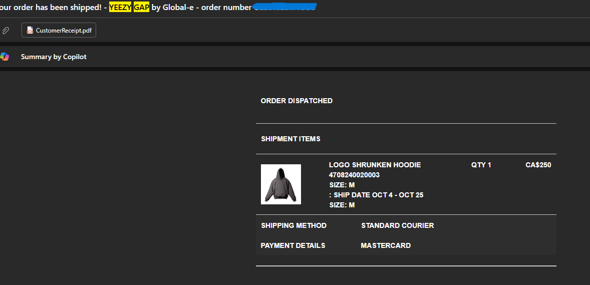 Balenciaga × Gap × Yeezy Yeezy x Gap x Balenciaga double layered logo shrunken hoodie Size US M / EU 48-50 / 2 - 5 Thumbnail