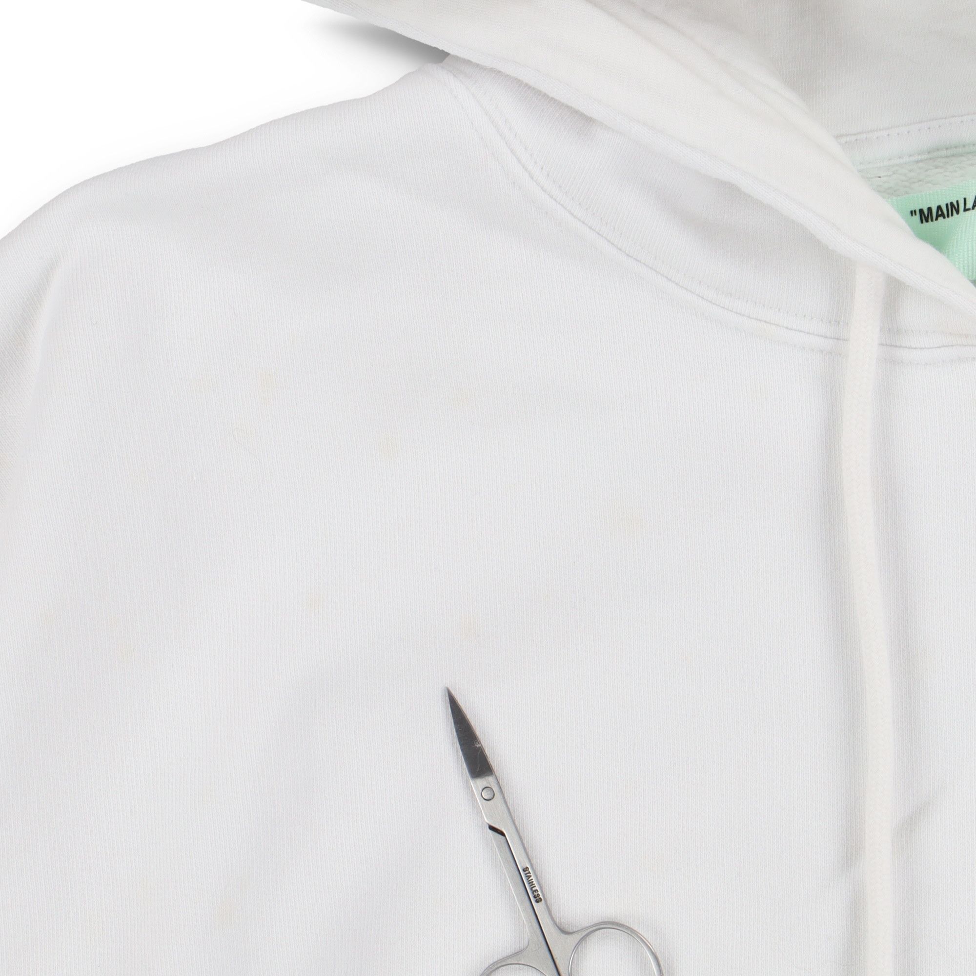 Off-White x KM20 White Logo Hoodie Size M / US 6-8 / IT 42-44 - 4 Thumbnail