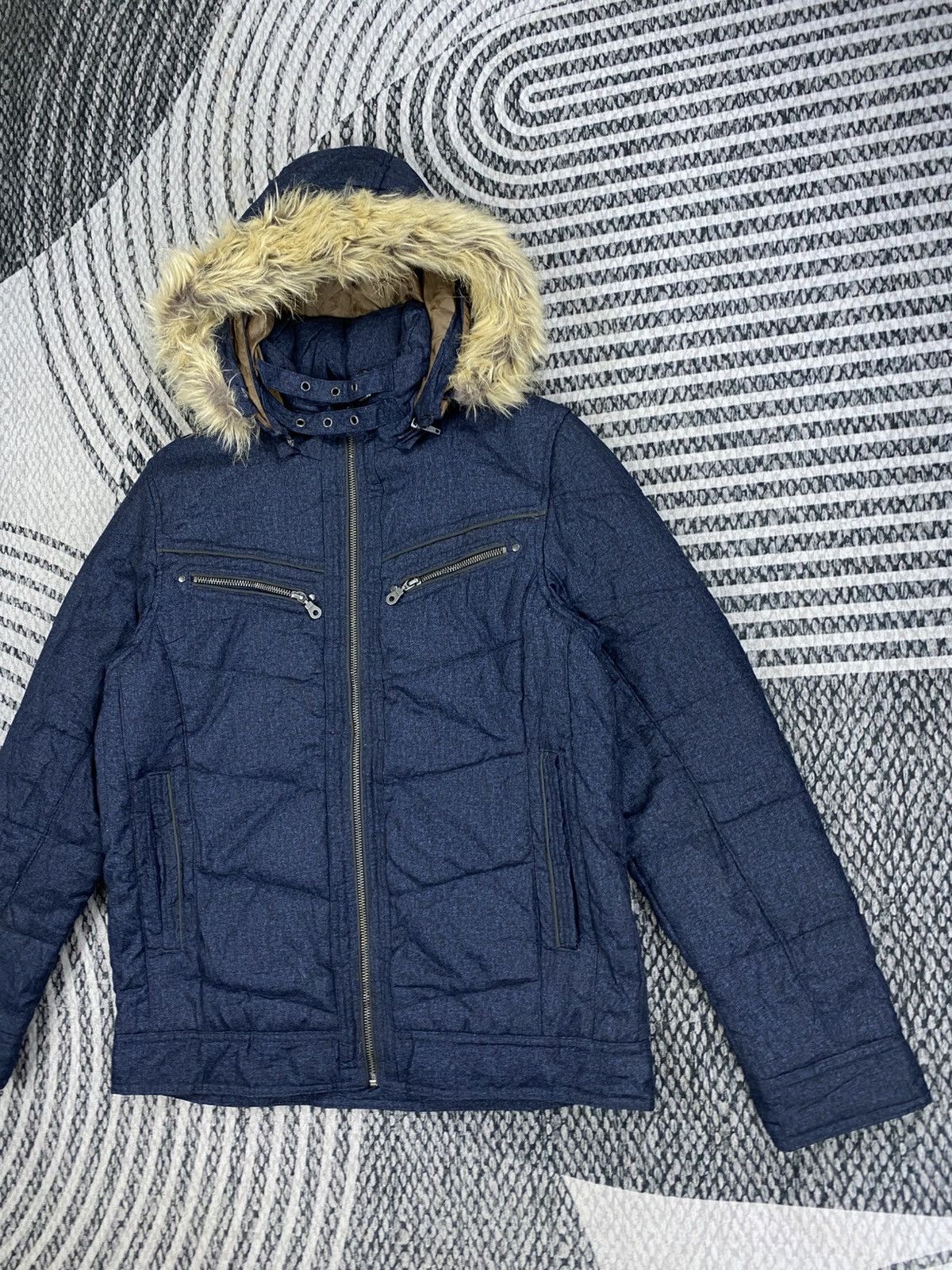 Japanese Brand Vintage Louis Chavlon Puffer Style Faux Fur Parka Size US M / EU 48-50 / 2 - 4 Thumbnail