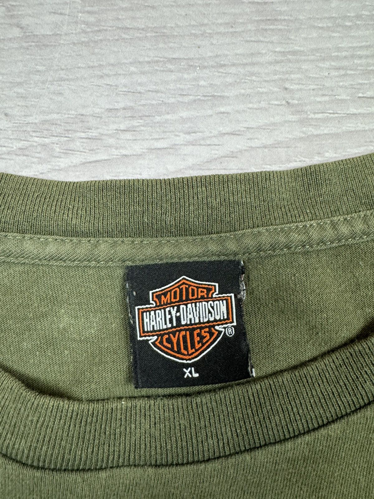 Harley Davidson Vintage 00s Harley Davidson Tribal Logo Australia XL sz Size US XL / EU 56 / 4 - 7 Thumbnail
