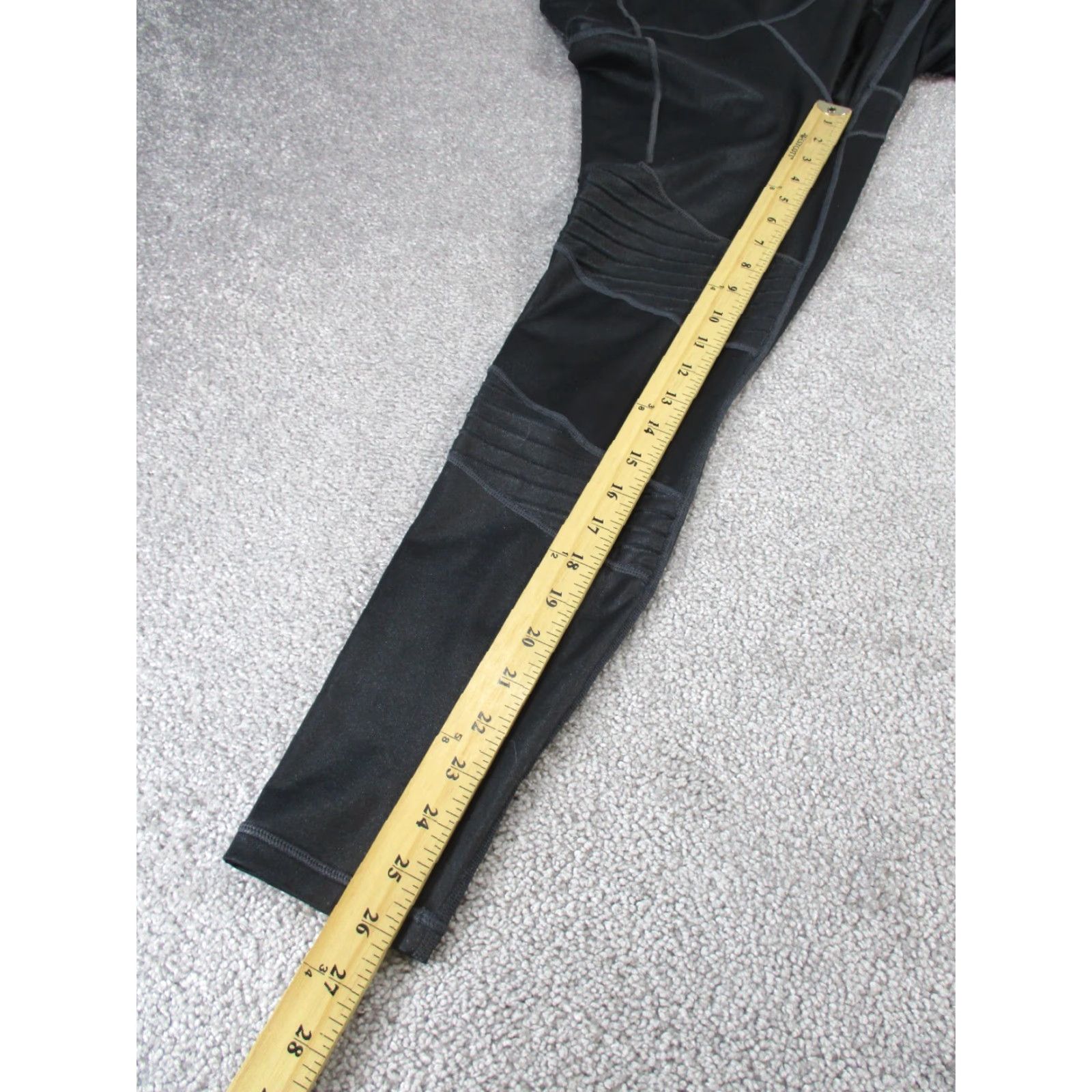 Athleta Athleta Leggings Women Small Black Inclination Moto Yoga Ankle Athleisure Womens Size 28" / US 6 / IT 42 - 3 Thumbnail