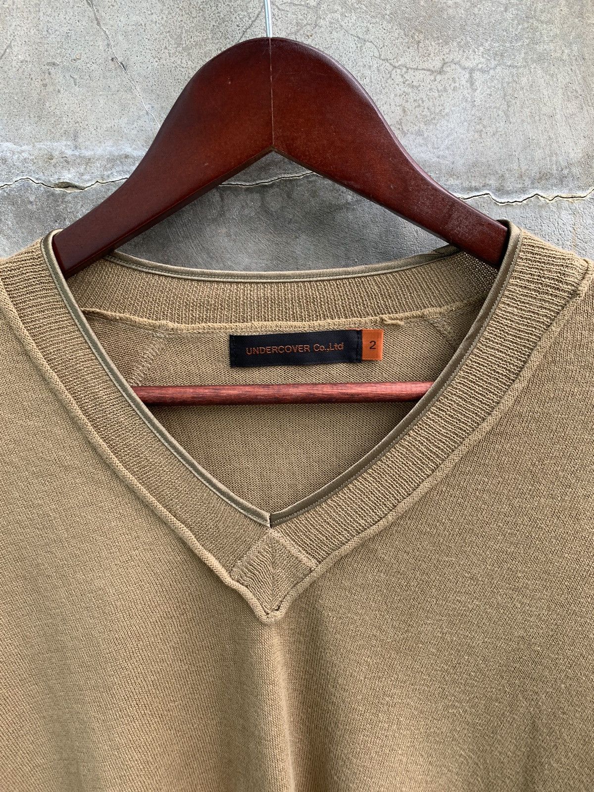 Undercover Raw Closed V-neck Cardigan Size US M / EU 48-50 / 2 - 7 Thumbnail